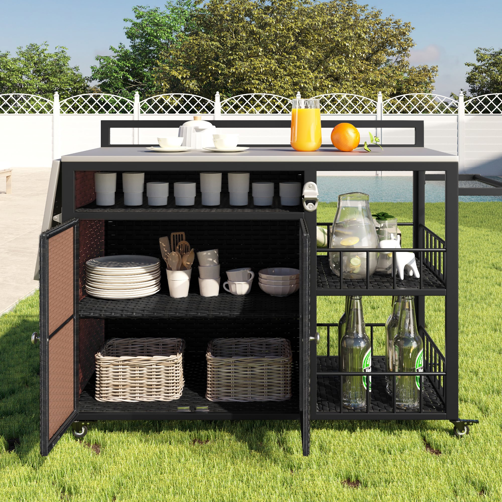 ModernLuxe N719P243726D Outdoor-Carts - View #7
