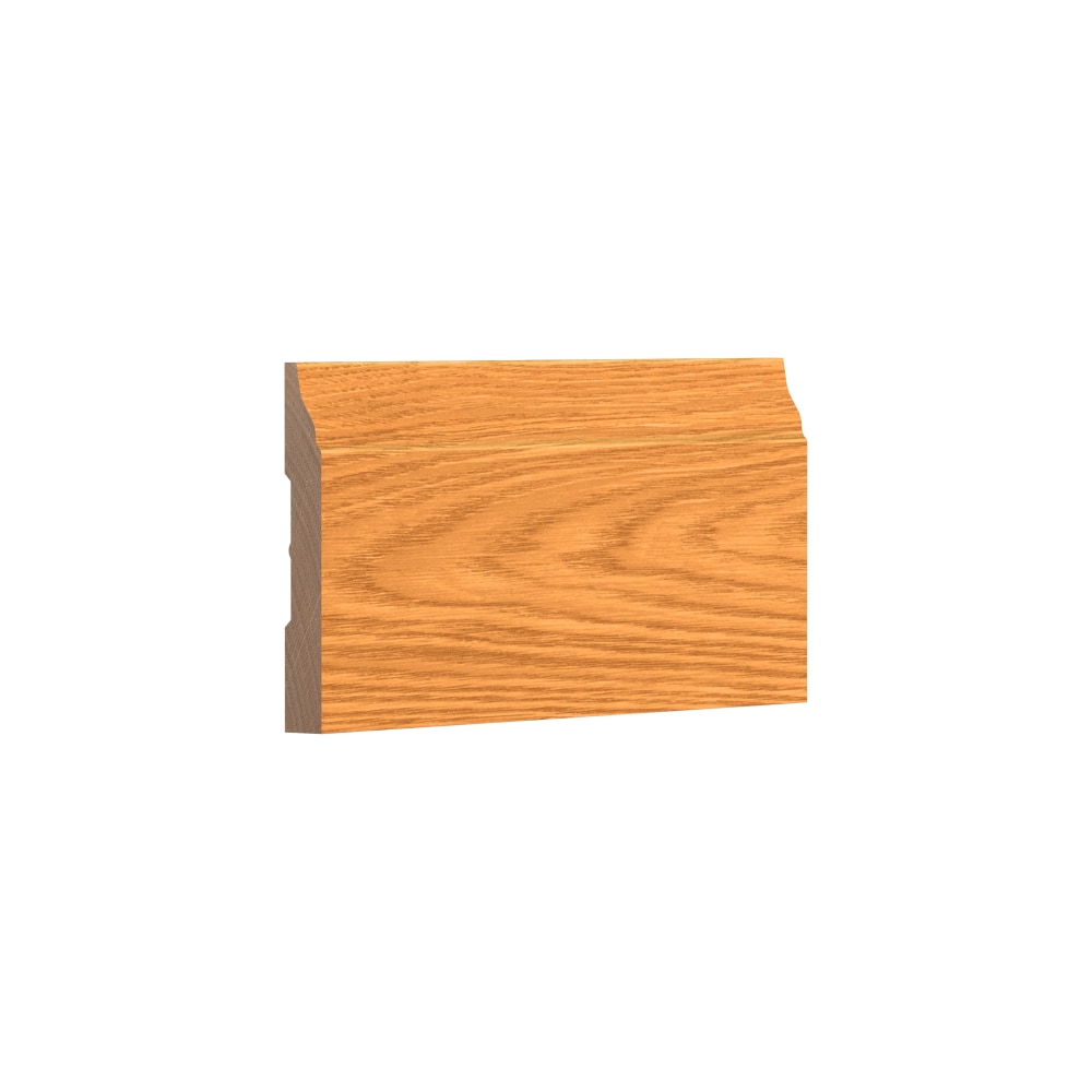 RELIABILT L634-GOO12 3/8-in x 2-3/4-in x 12-ft Traditional Stained Oak 634 Baseboard Moulding