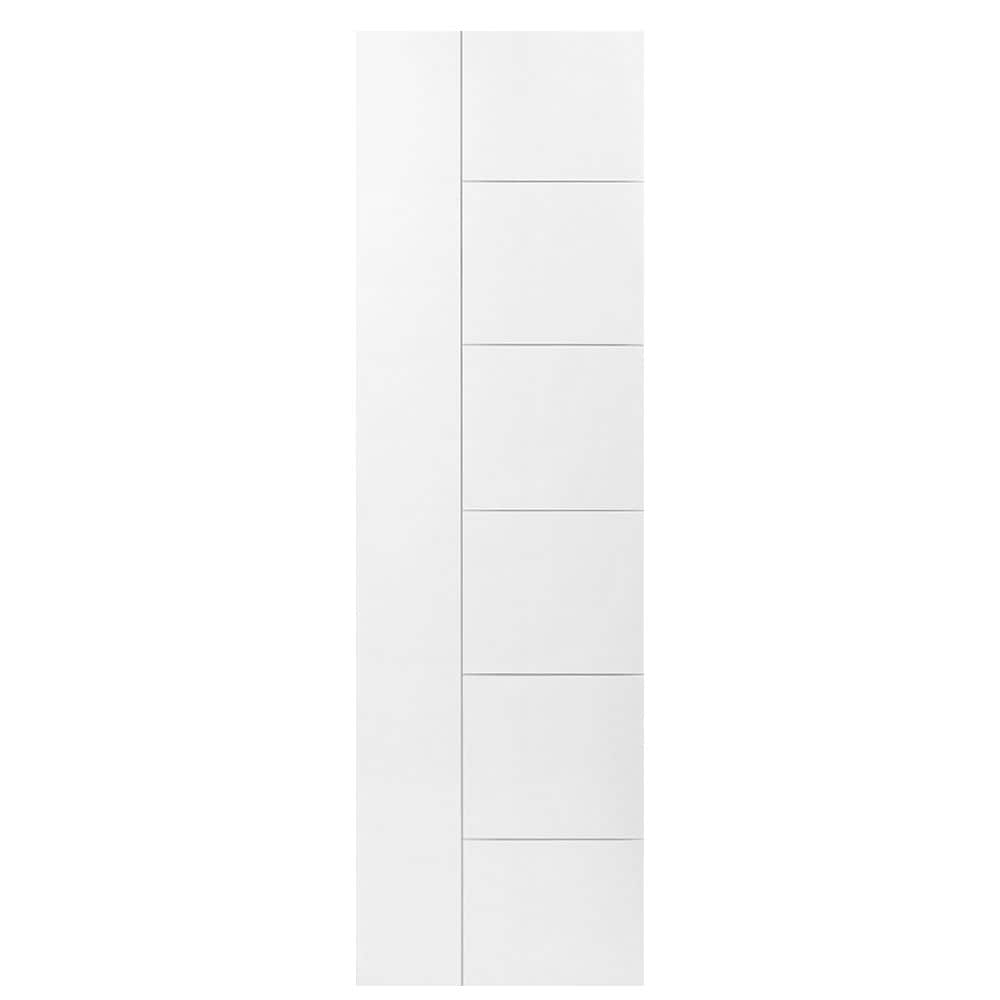 Masonite 1446912 Berkley 24-in x 80-in Primed Flush Smooth Solid core Primed Molded composite Slab Door