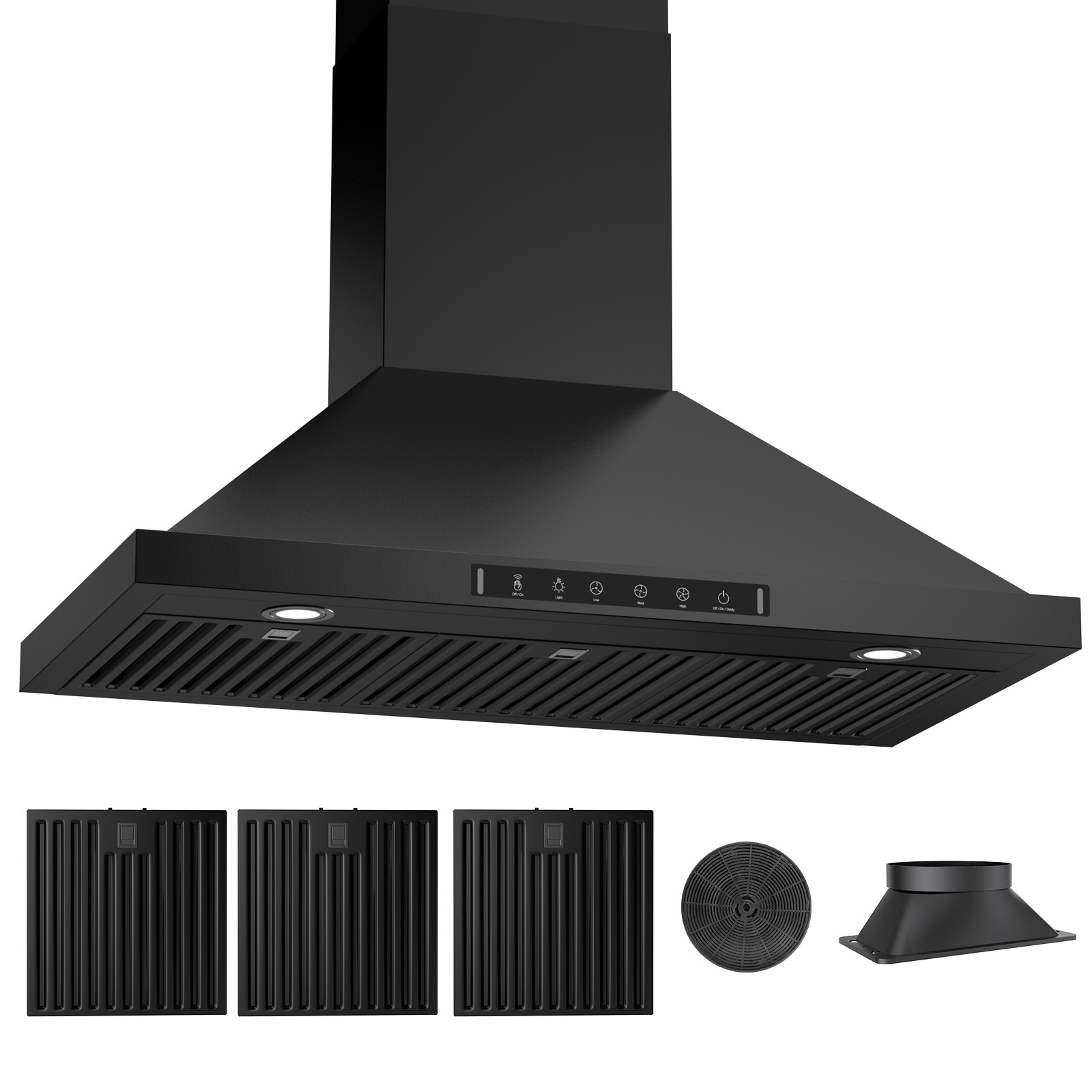VIKIO VIKP0236BSS Wall-Mounted-Range-Hoods - View #4