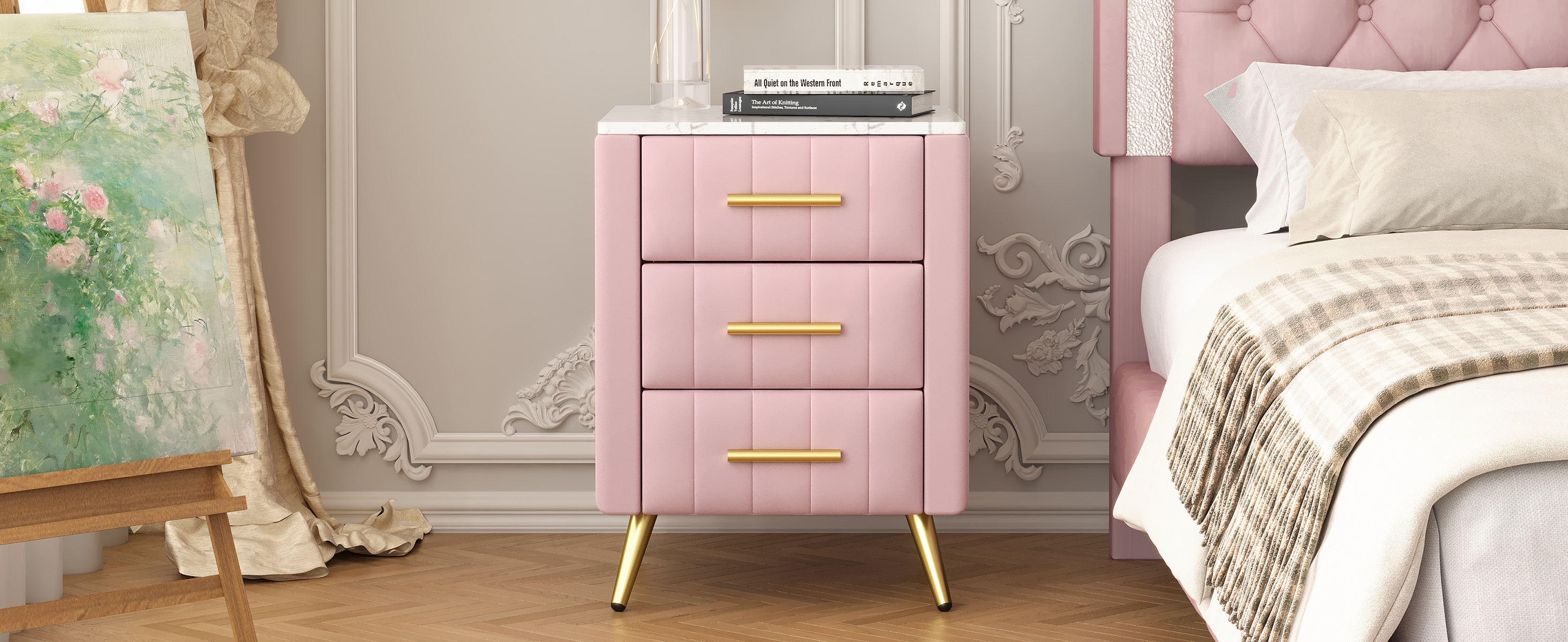 Clihome CL-JH022-014GR-N nightstands - View #3