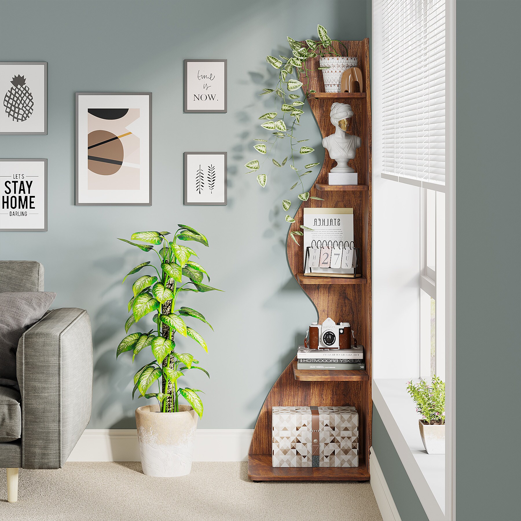 Tribesigns HOGA-J0189X bookcases - View #2
