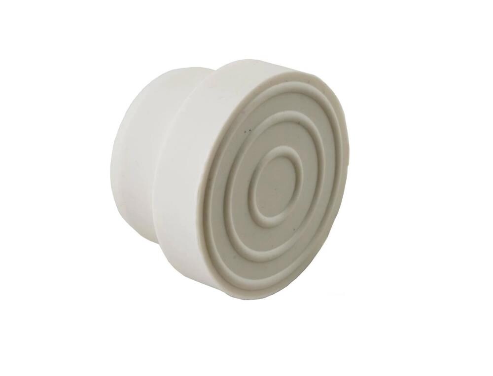 Northlight 32603837 Set of 2 White Swimming Pool Ladder Inside Bumper Plug Fittings for Handrails 2.25-in