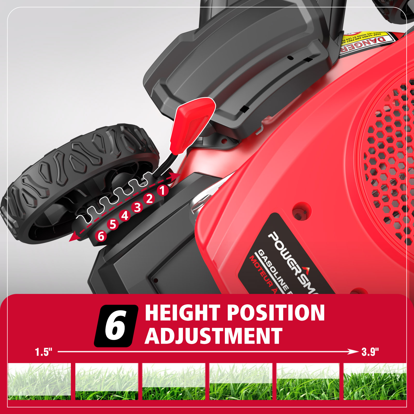 PowerSmart DV8618P-101020367 Gas-Walk-Behind-Mowers - View #8