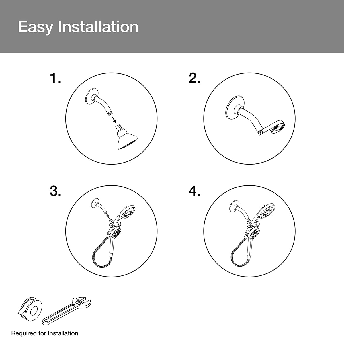 KOHLER REC33409-G-2MB Fixed-Showerhead - View #10