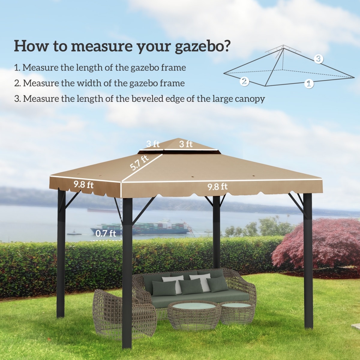 Vkoiyg AS-T1025-01-00261 Canopy-Parts-Acc - View #5