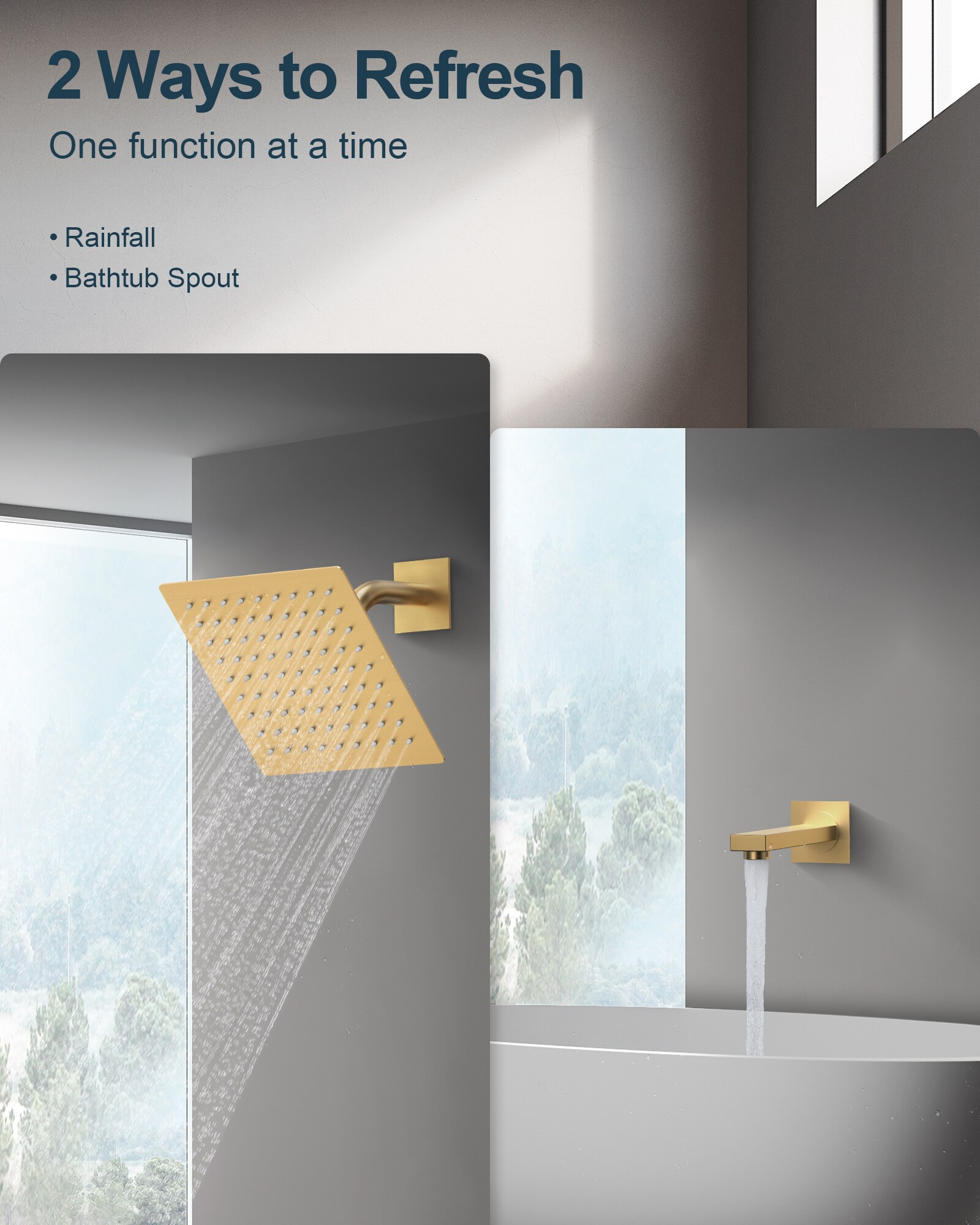 GRANDJOY TOBILI5183BA Showerhead-Bar-Panels - View #6