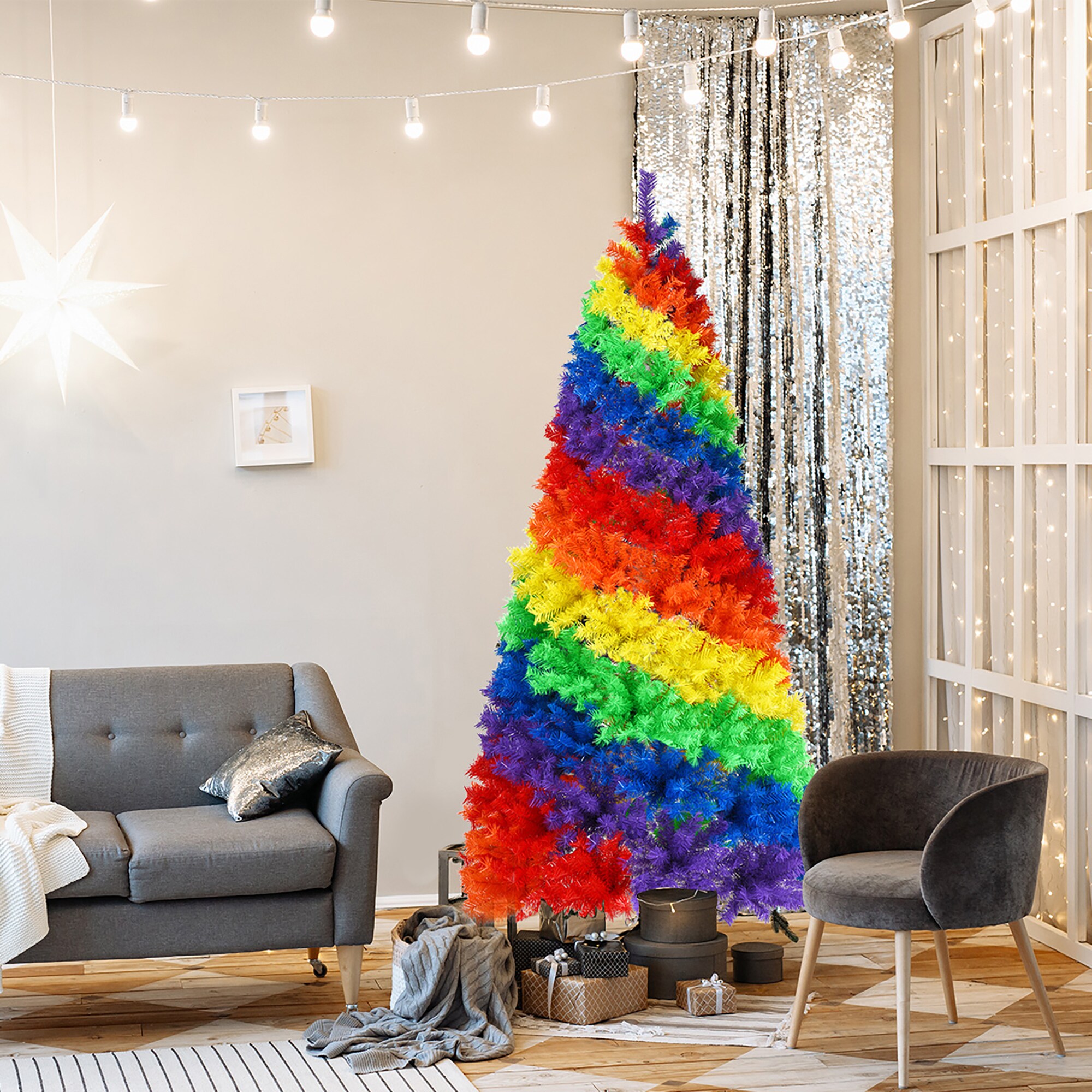 Costway CM22830 Artificial-Christmas-Trees - View #6