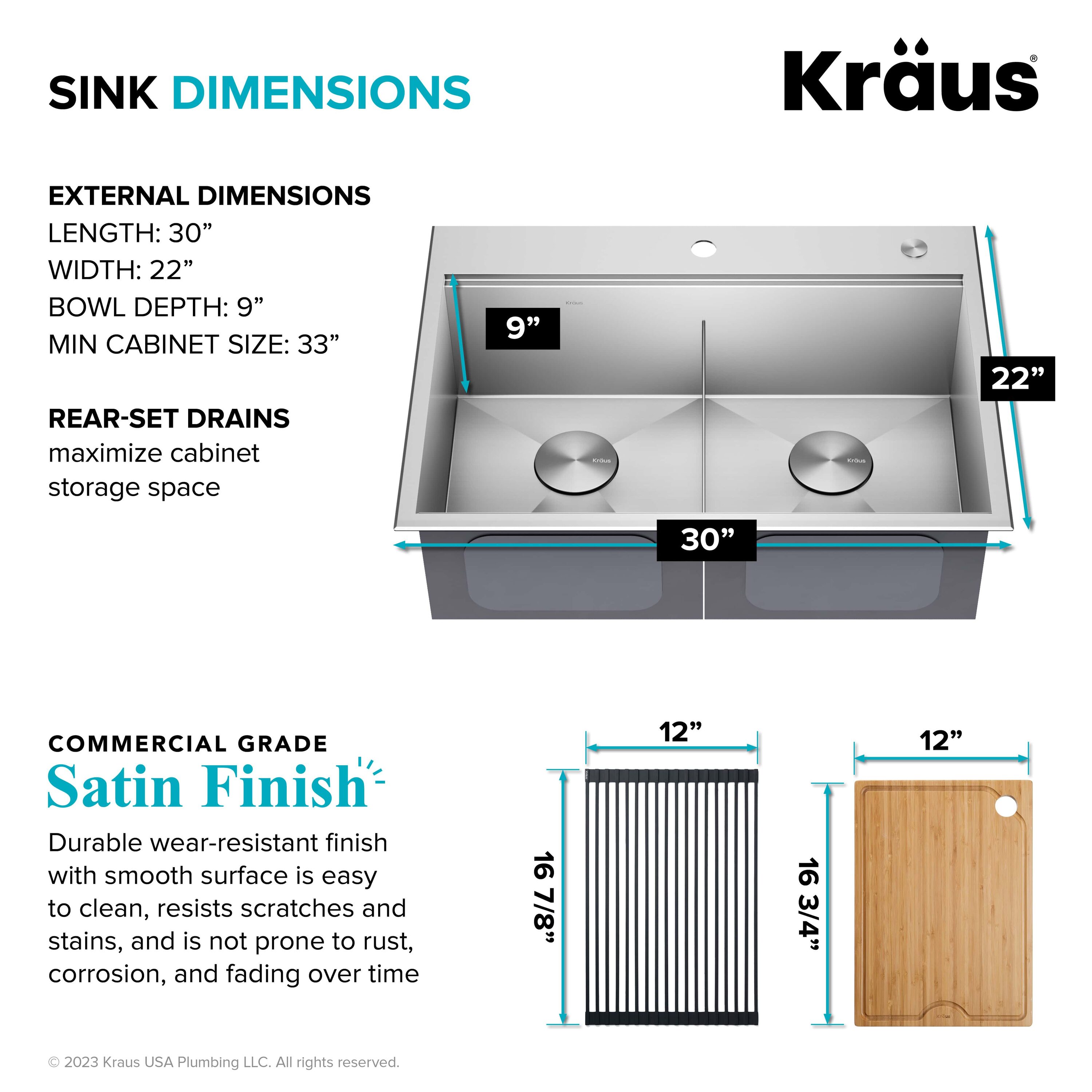 Kraus KWT302-30 Kitchen-Sinks - View #6