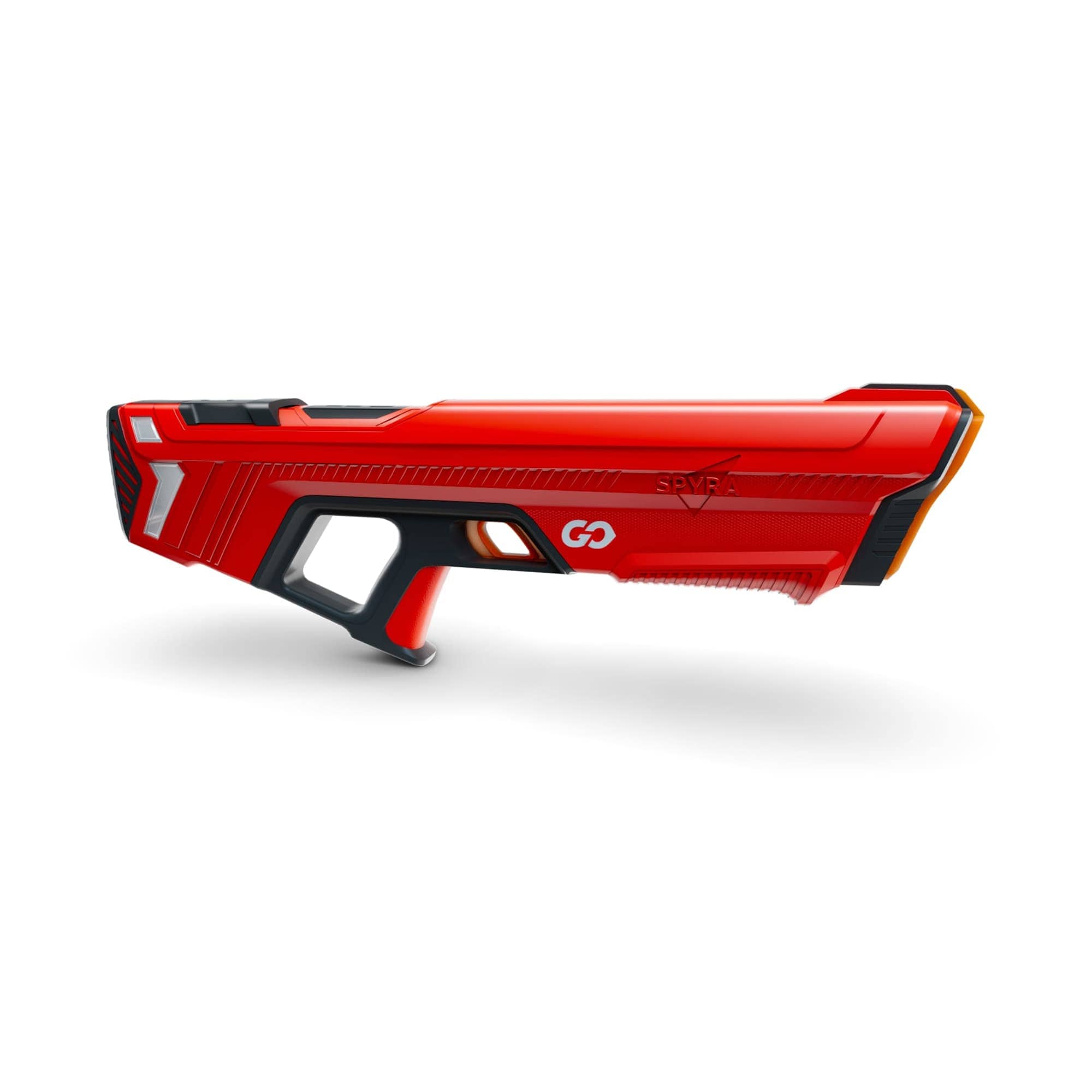 SPYRA 414027 Electric Water Gun Blaster Lightweight Outdoor Squirt Toy Game GO Red