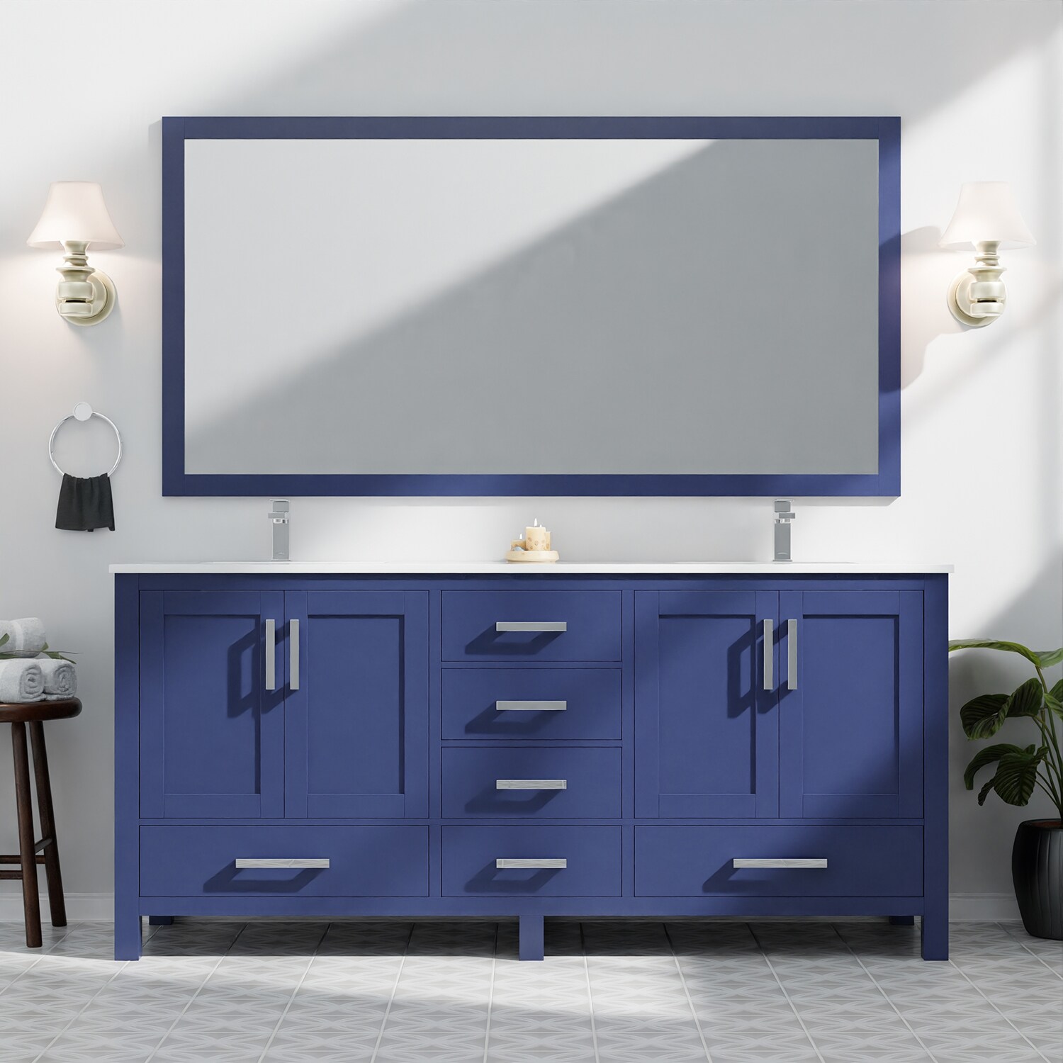 Lexora LJ342272DEWQM70F Bath-Vanity-Combo - View #15
