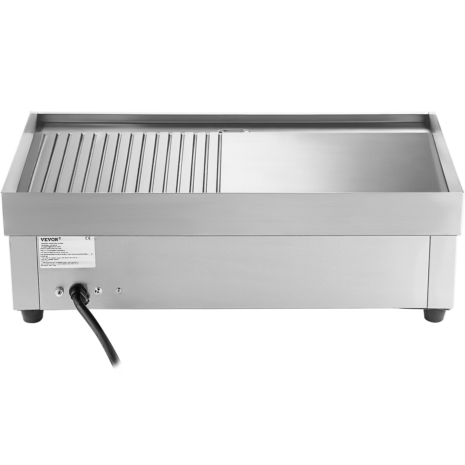 VEVOR 28.7-in L x 15.7-in W 3000-Watt Silver Electric Griddle in the Electric  Griddles department at