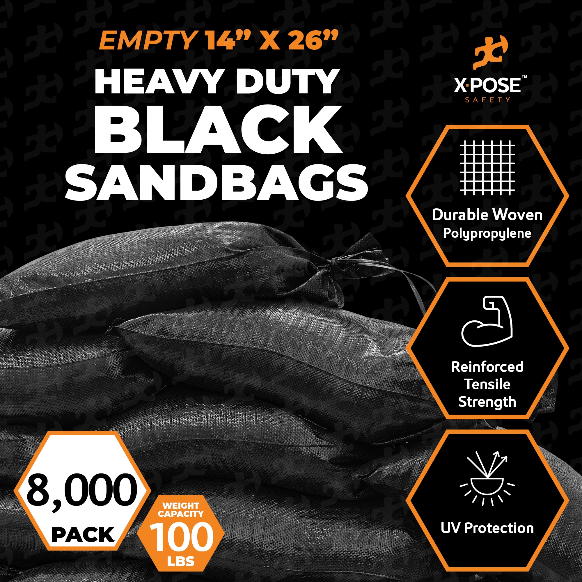 XPOSE SAFETY SBB-HVY-1426-FP8000 Sand-Bags - View #2