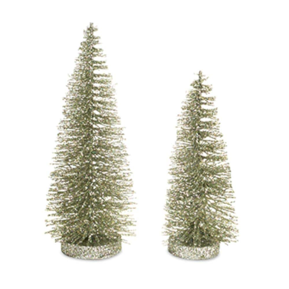 Melrose International 9-in Decoration Christmas Tree(s) (12-Pack ...