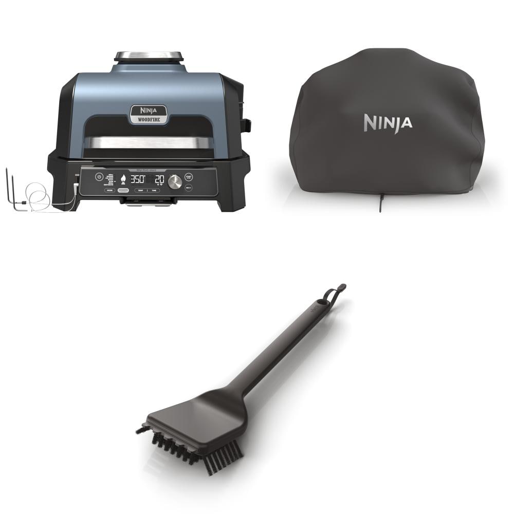 Ninja  Woodfire Outdoor Grill and Smoker OG900 Series with Grill Cover and Brush