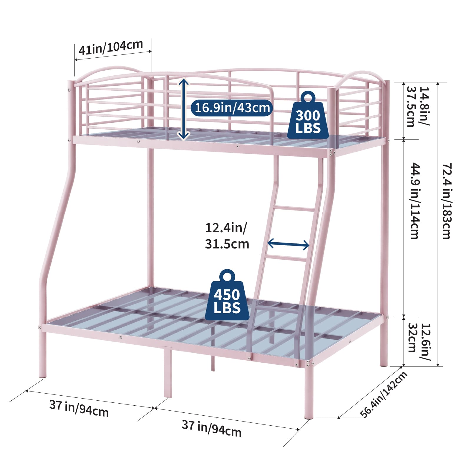 Garvee CK0-MUZZ-87 Bunk-Beds - View #2