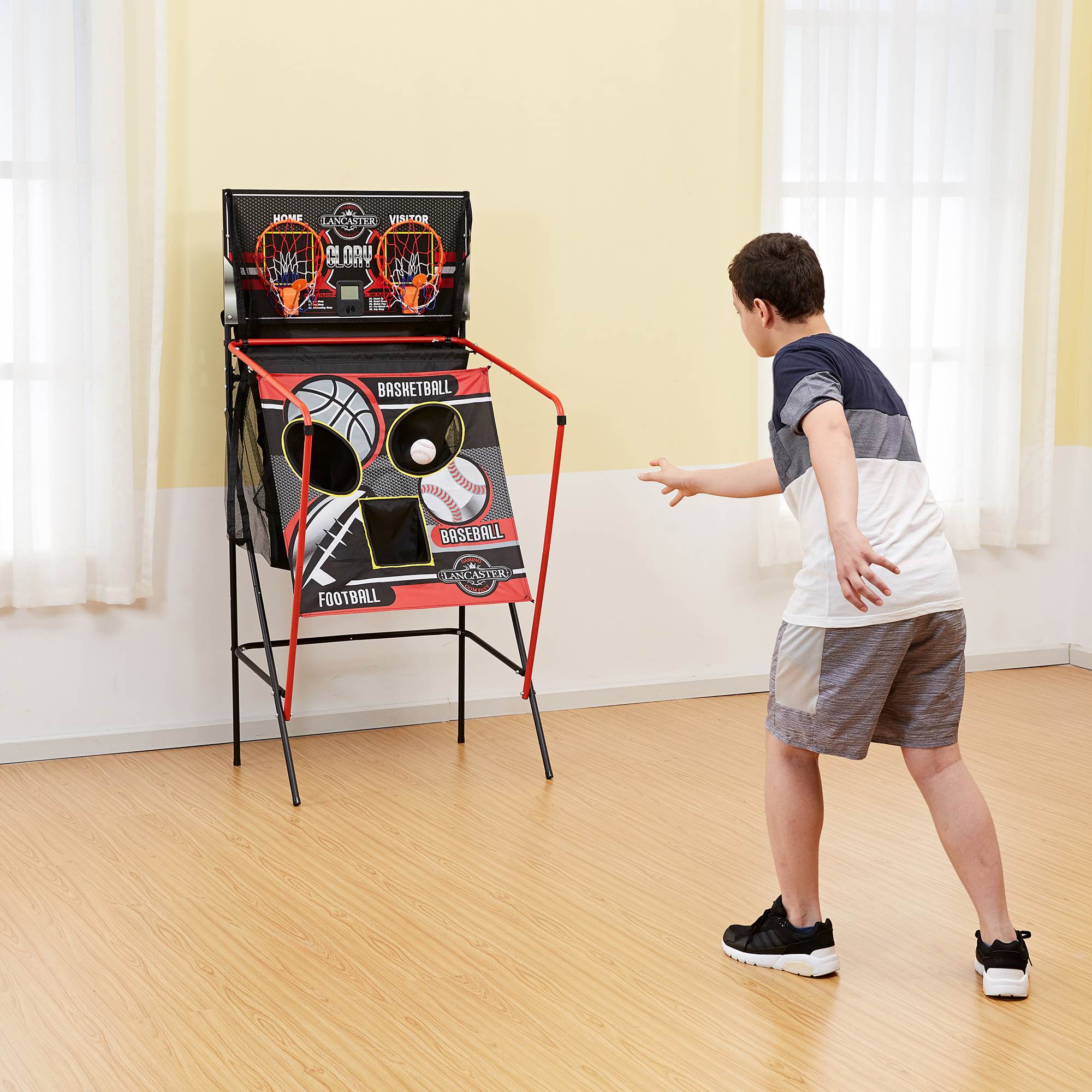 Lancaster Gaming 2 Player Battery Operated Basketball Arcade Game & Reviews