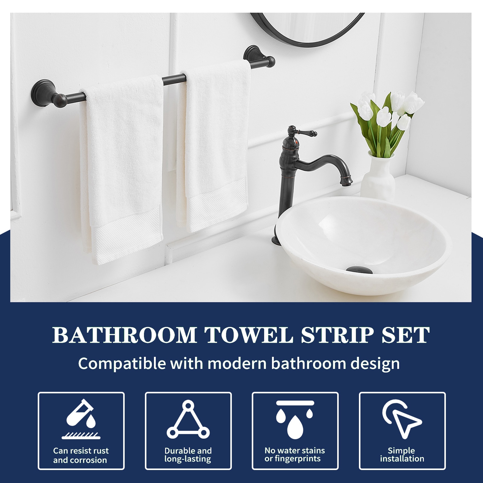 BWE TBS005-5-ORB Decorative-Bath-Hardware-Kits - View #6