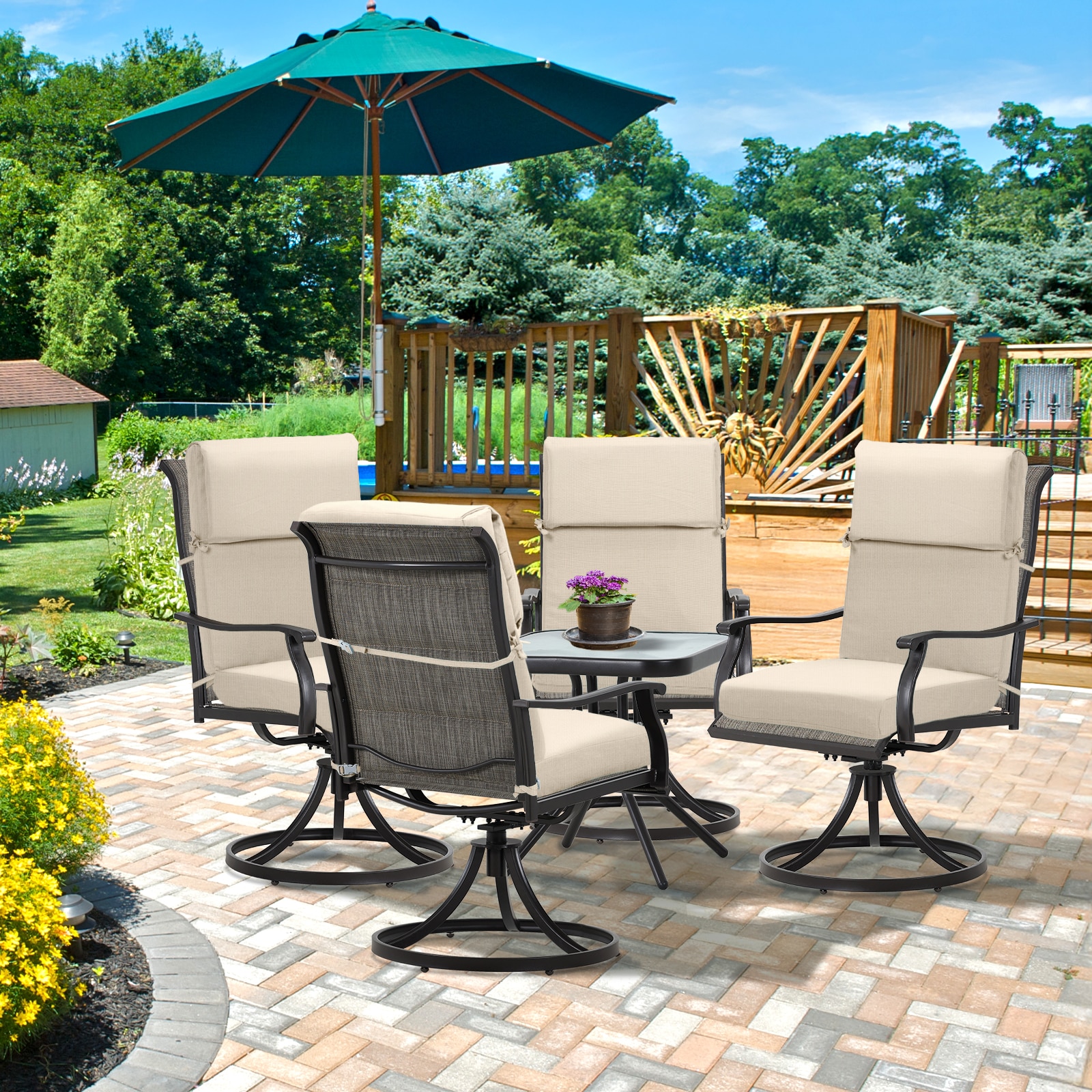 Aoodor A050-PKIKI Patio-Furniture-Cushions - View #3