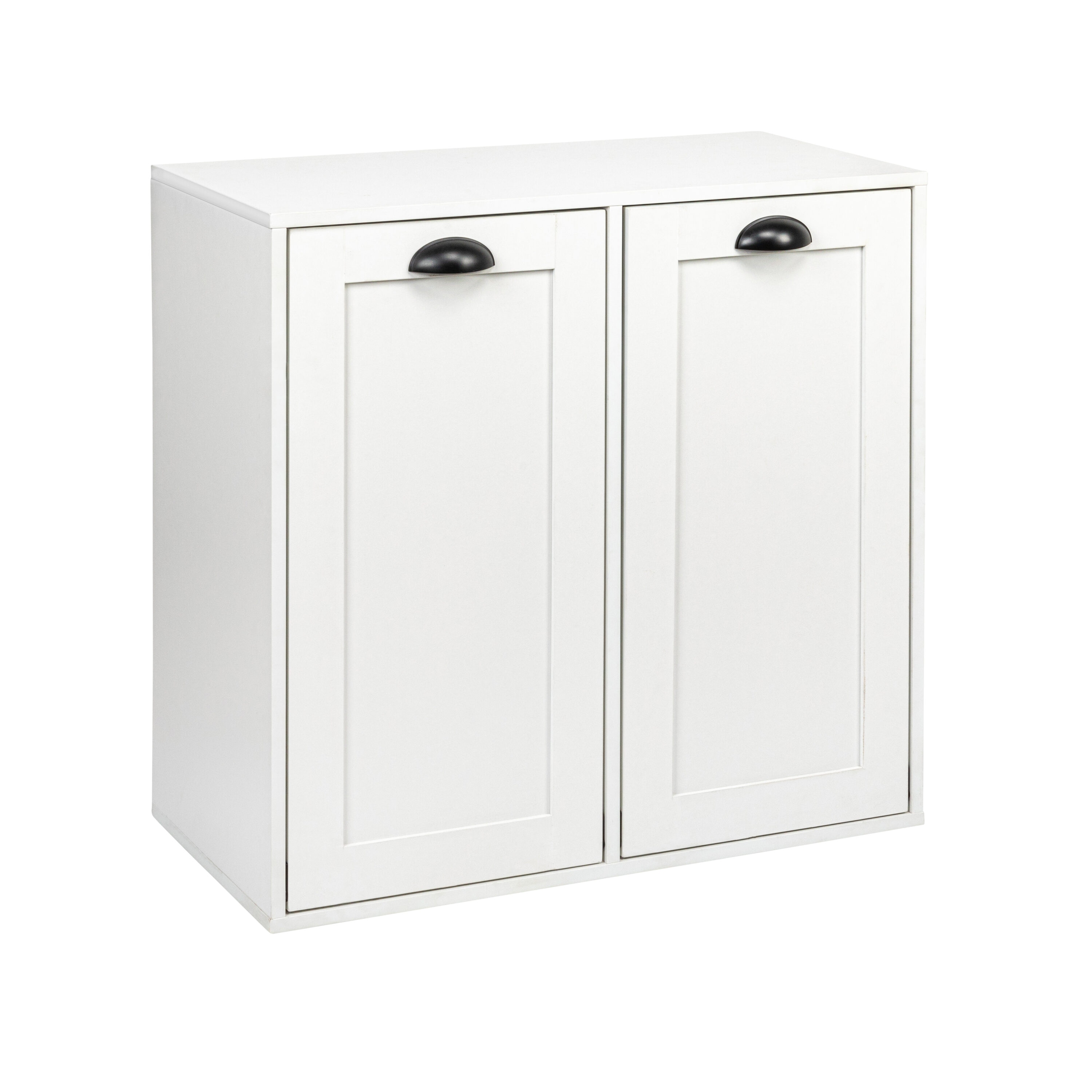 Laundry Sorter CabinetScandi White Finish
