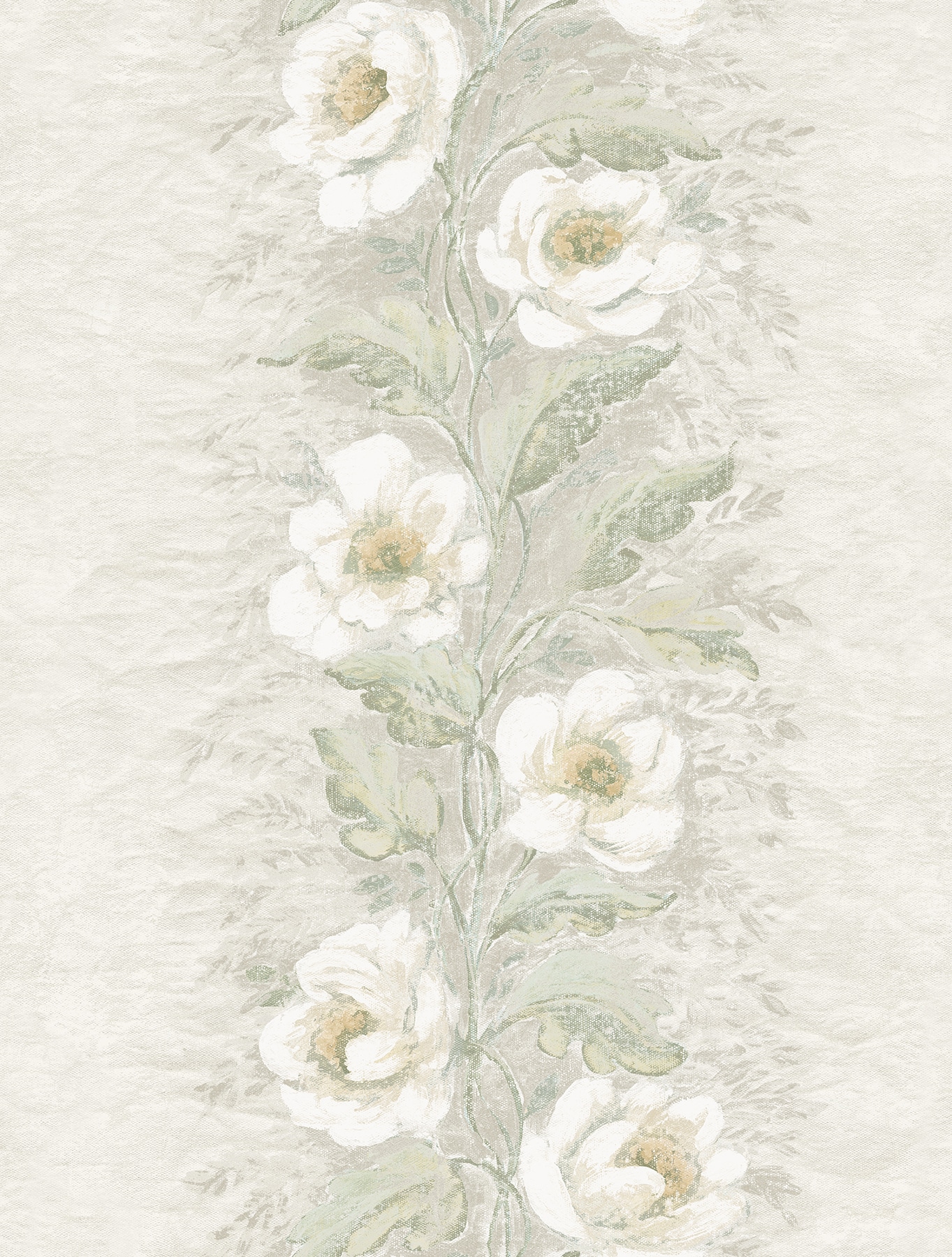 A-Street Prints AST4069 Zio and Sons 56.4-Sq. Feet Gray Non-woven Floral Unpasted Wallpaper
