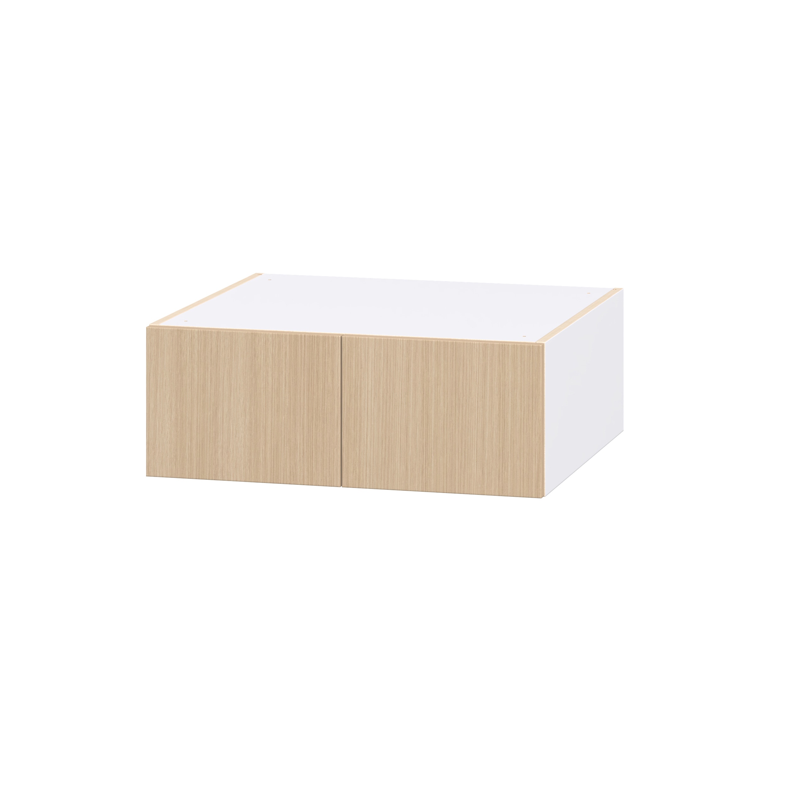 Hugo&Borg Winston 27-in W x 10-in H x 24-in D Mojavi Oak Laminate Wall Fully Assembled Cabinet Flat Panel Slab
