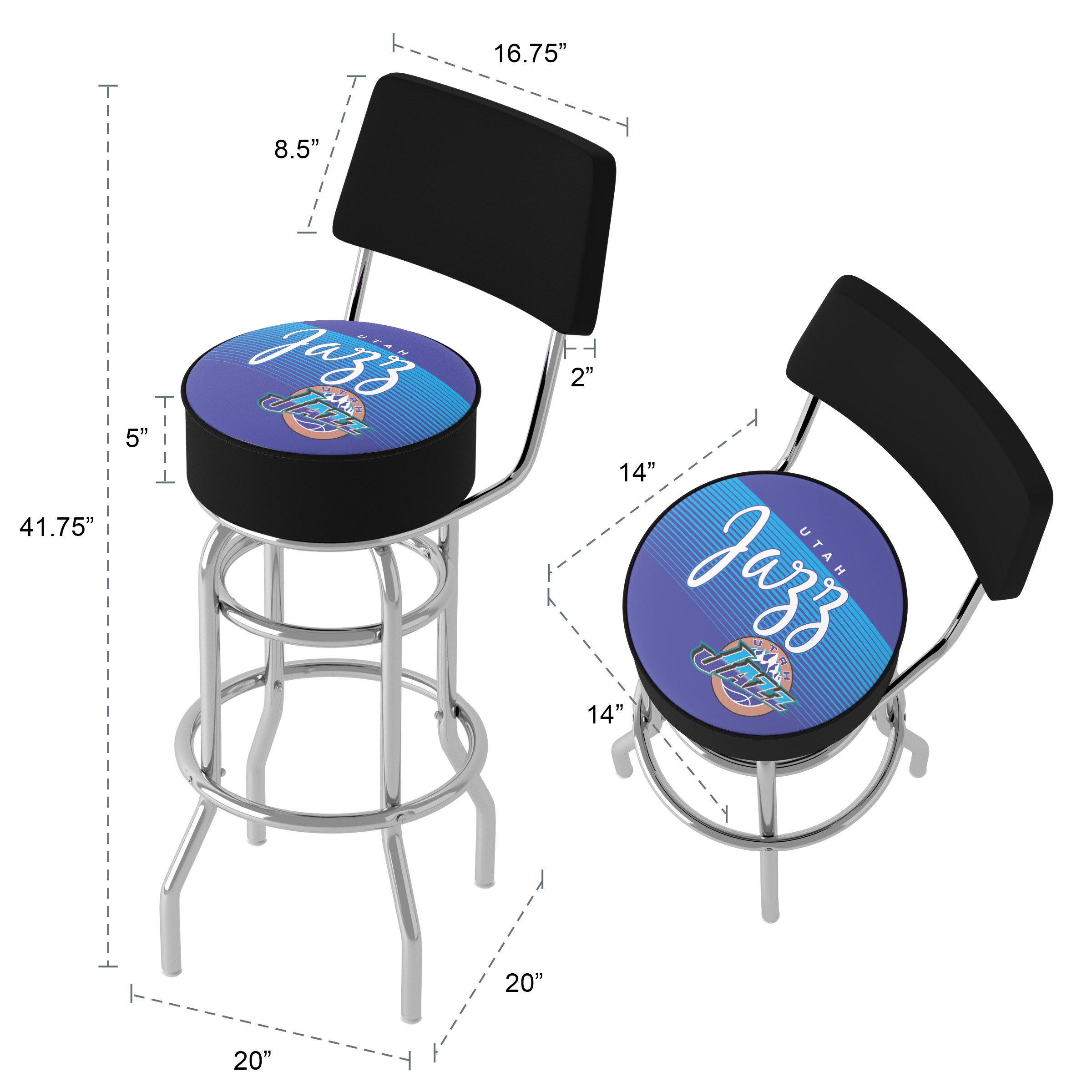 Trademark Gameroom NBA1100HC-UJ-TWN stools - View #6