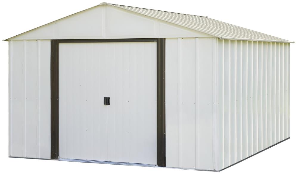 Arrow 10-ft x 12-ft Arlington Galvanized Steel Storage Shed at Lowes.com