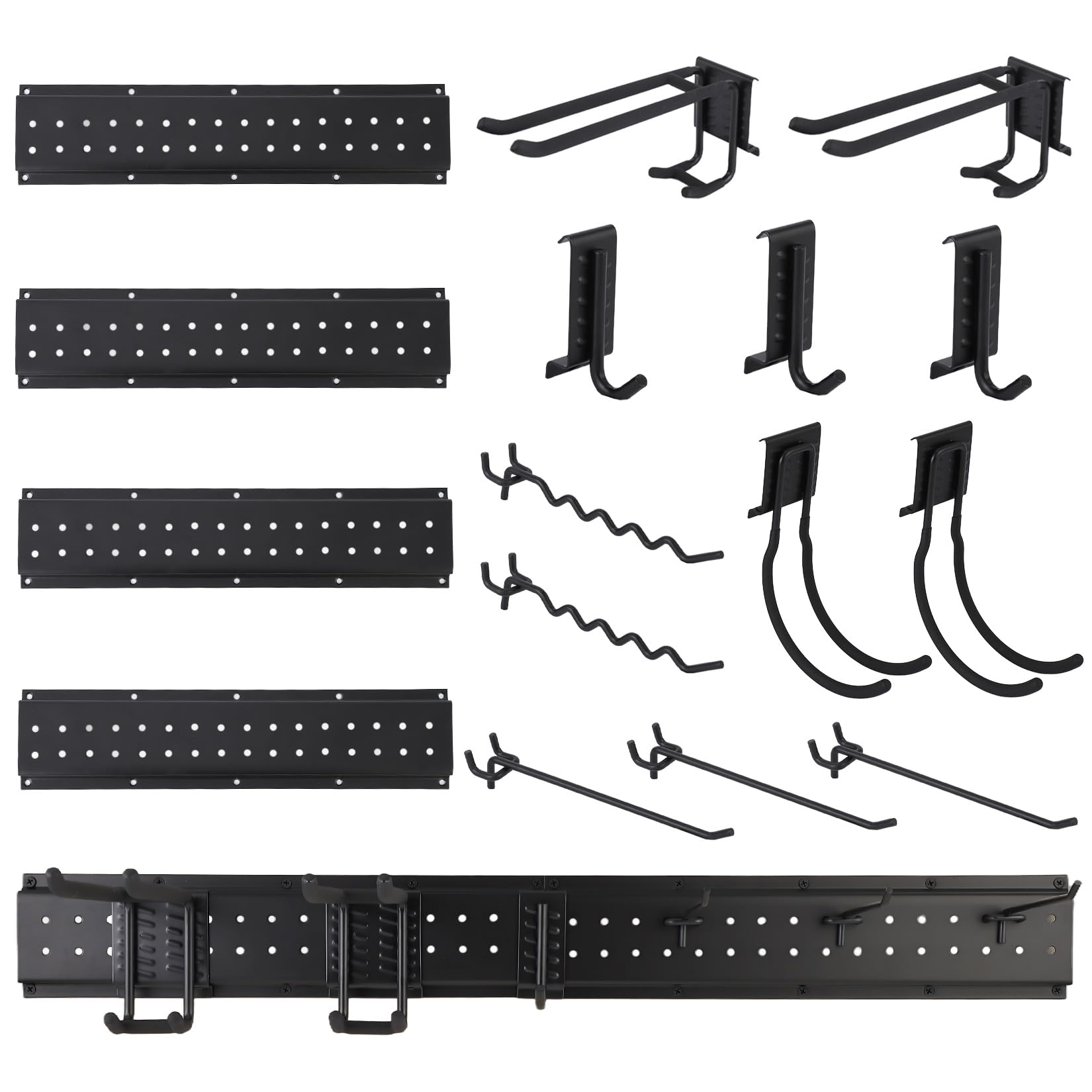 Garvee 64 inch Garage Tool Organizer Wall Mount Heavy-Duty Garden Tool ...