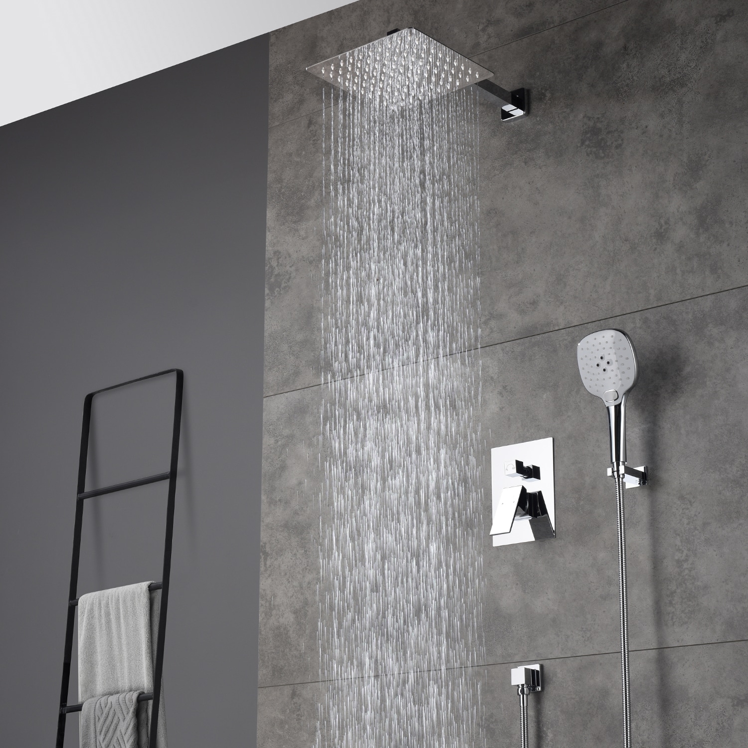 GZMR MR-EB-W-2-12-MB Showerhead-Bar-Panels - View #3