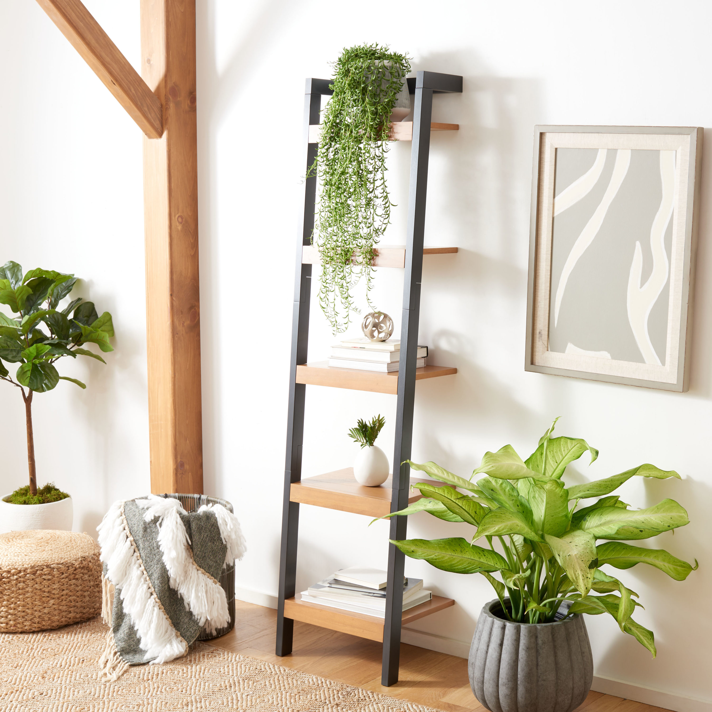 Lowes leaning deals ladder shelf