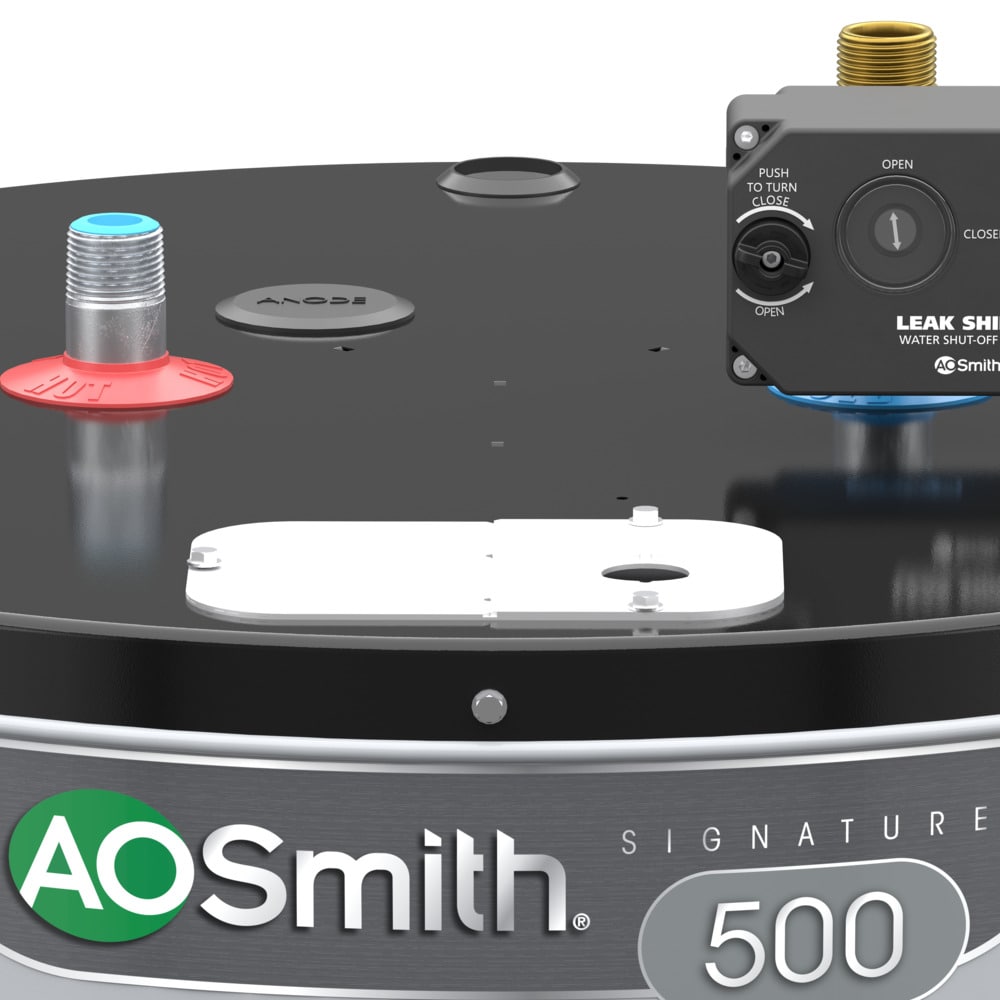 A.O. Smith Signature 500 40-Gallon Tall 12-Year Warranty 5500-Watt Double  Element Smart Electric Water Heater with Leak Detection & Automatic  Shut-Off in the Water Heaters department at