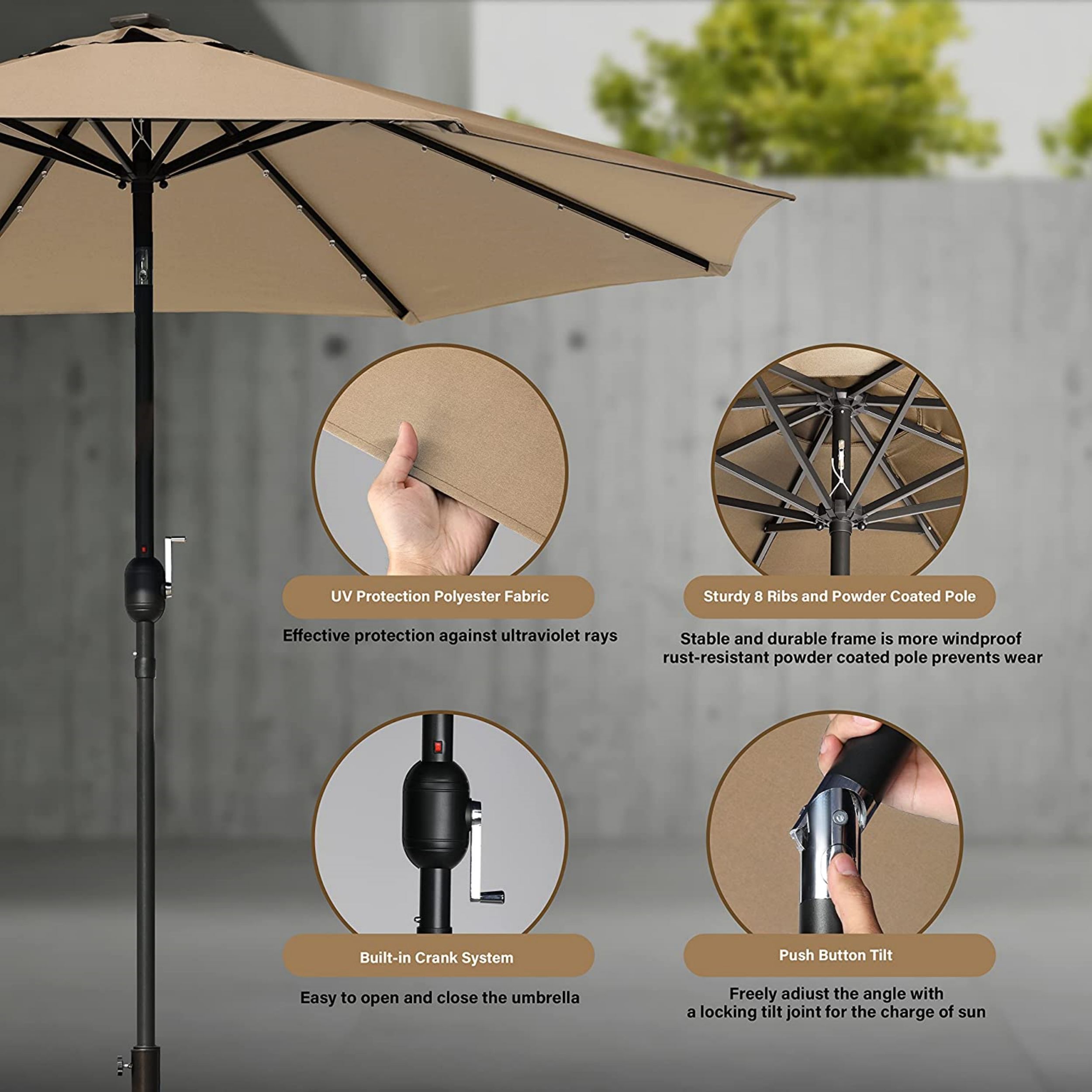 Miki Shinly DHS-1987-59QI Umbrellas-2 - View #3