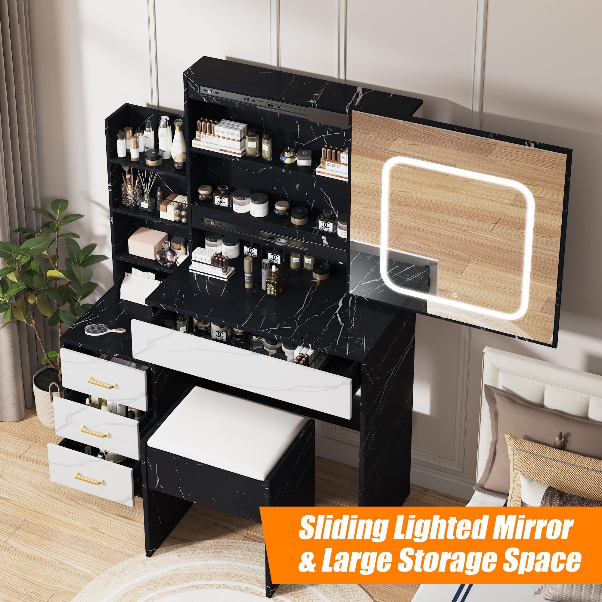 Garvee HHZ-PHO-14CP5LQF Bedroom-Vanities - View #2