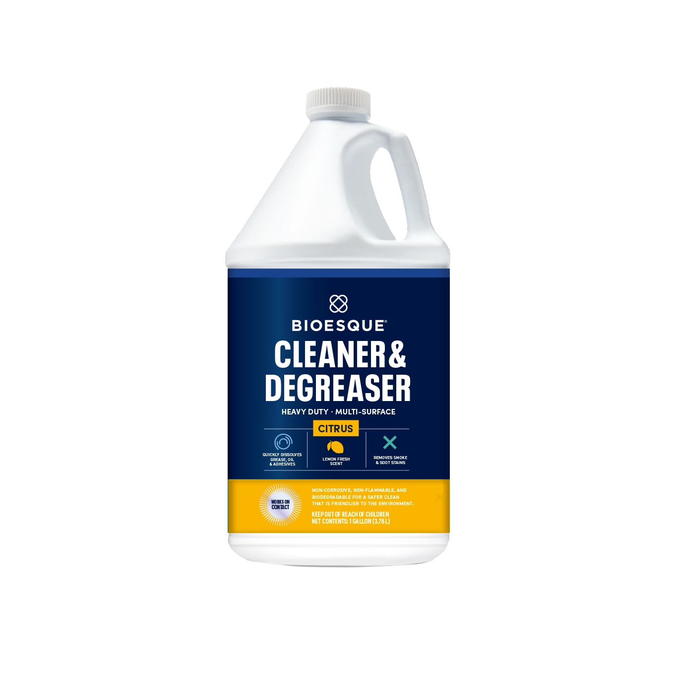 Bioesque Solutions BCCD-4/1GAL Citrus Cleaner 1 Gallons Degreaser