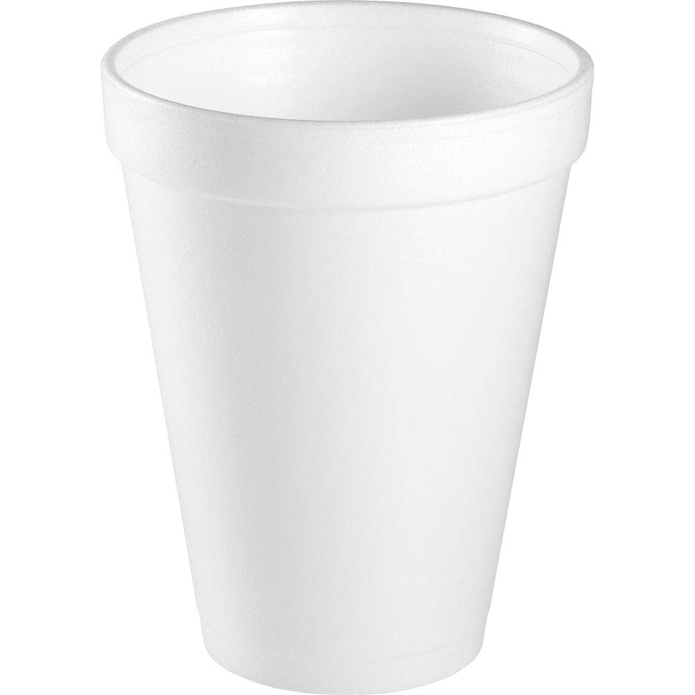 20 Oz Disposable Styrofoam Cups White Foam Cup Insulates Hot &... 50 Pack 
