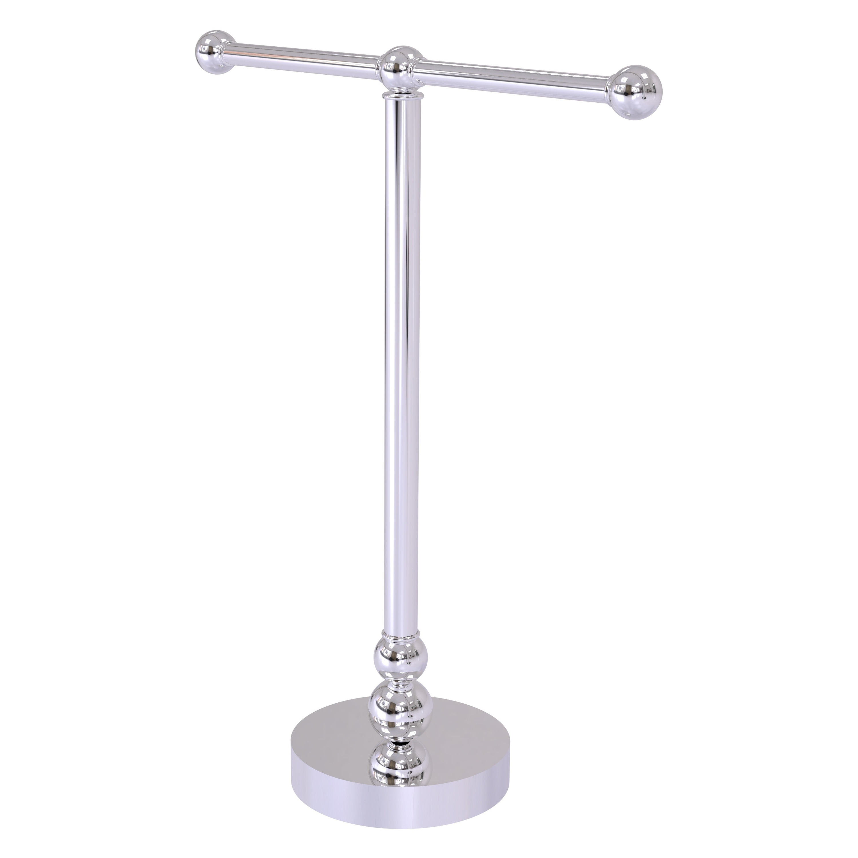 Allied Brass BL-52-PC Bolero Polished Chrome Freestanding Towel Rack 14-Inches x 14.5-Inches x 12-Inches