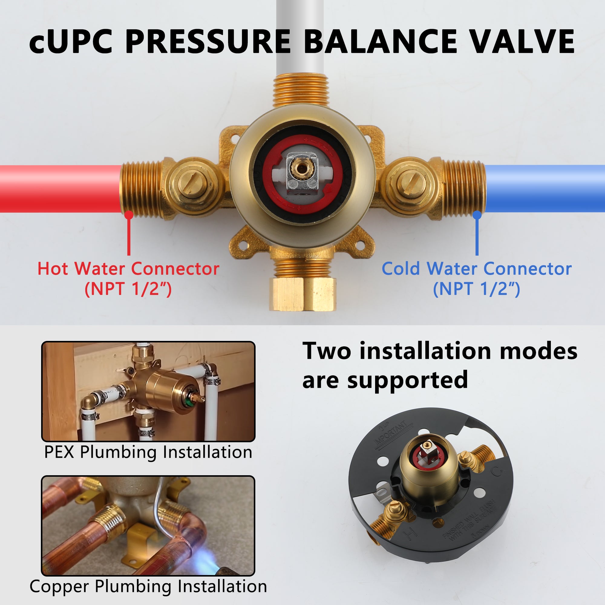 Boyel Living MS-CB-H1107-BG Showerhead-Bar-Panels - View #7