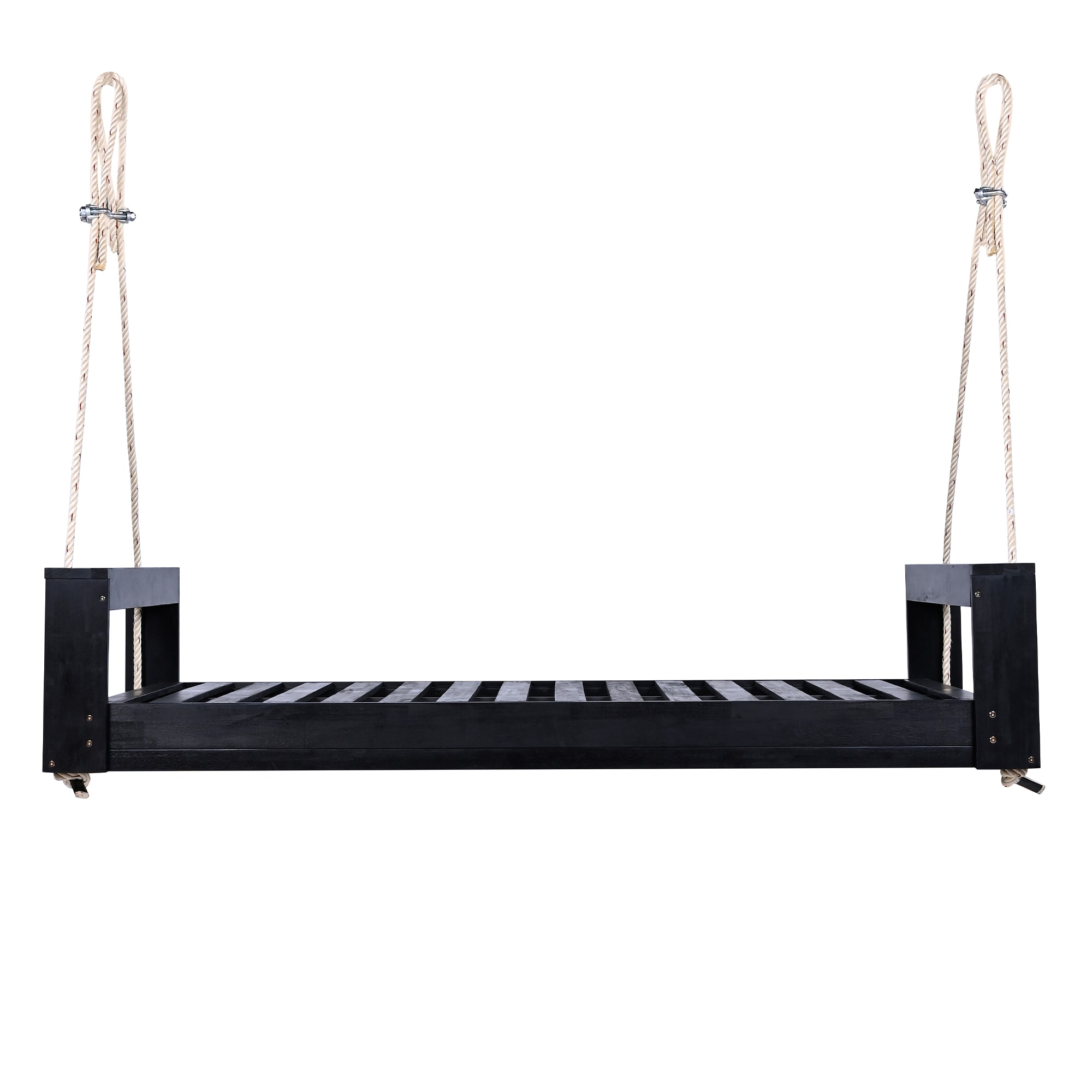 Bybafun YB8400061 2 -person black Wood Outdoor Swing