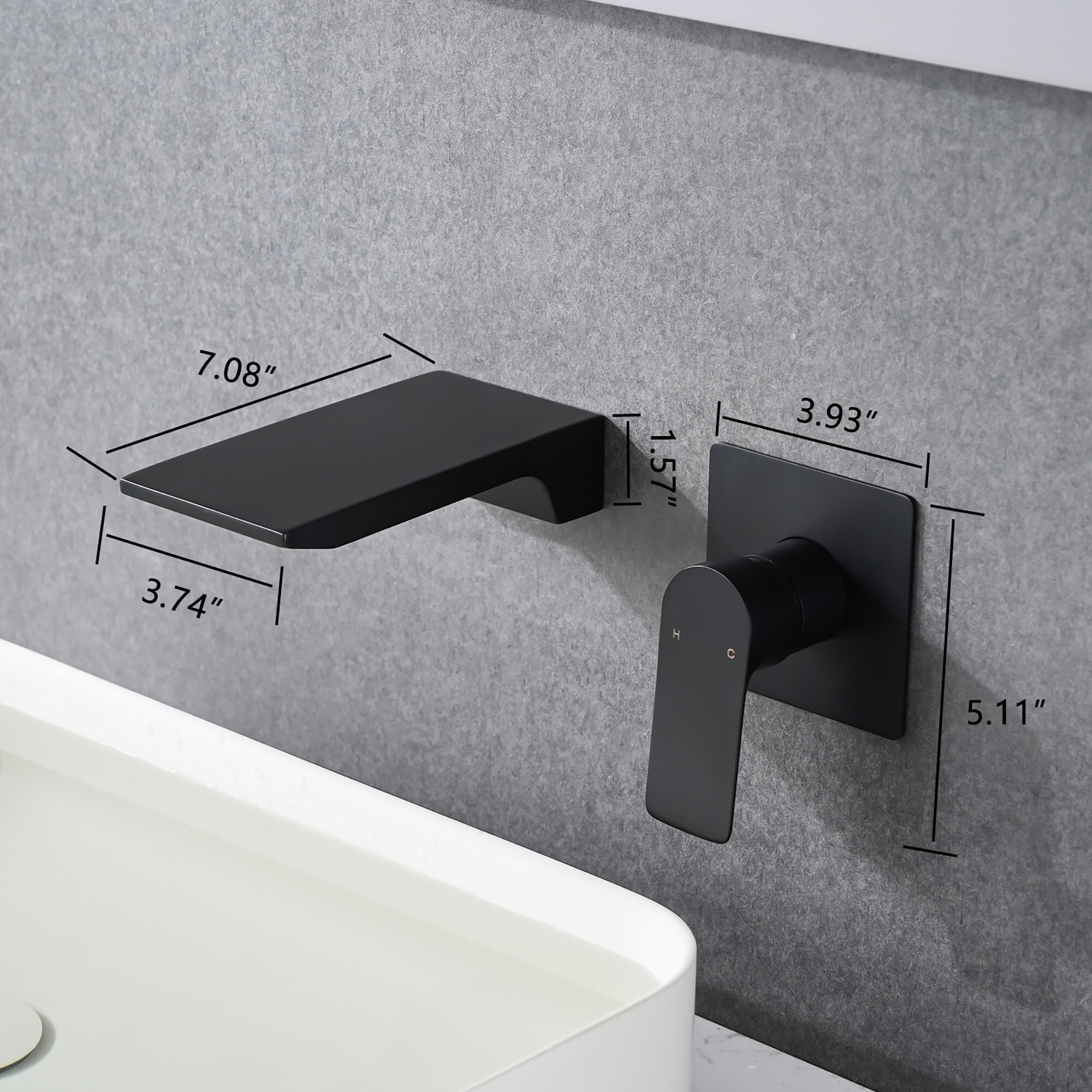 GLANZEND 65142D95I Roman-Tub-Faucets - View #3