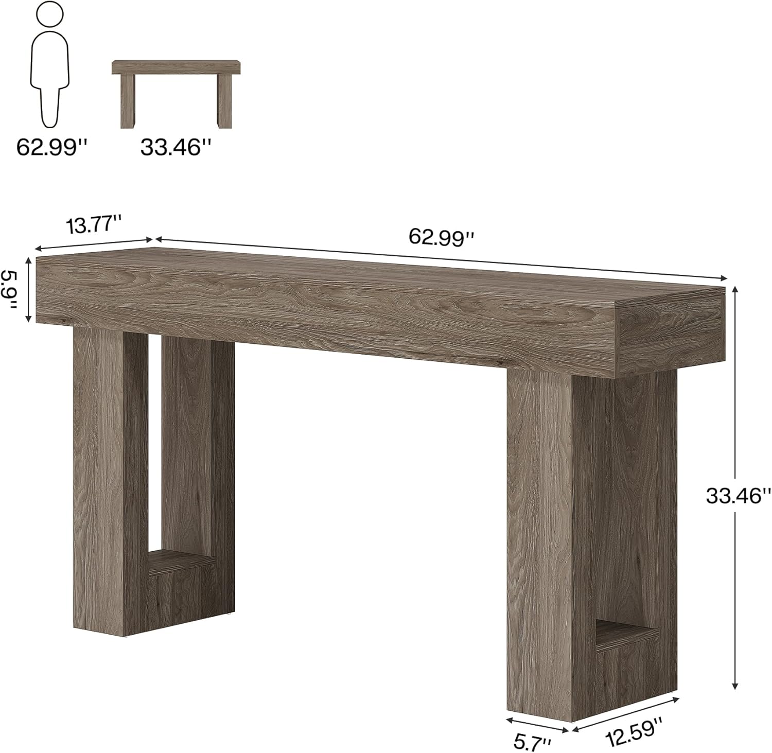 LUXEYARD DS-Y-YC-2508 Console-Sofa-Tables - View #2