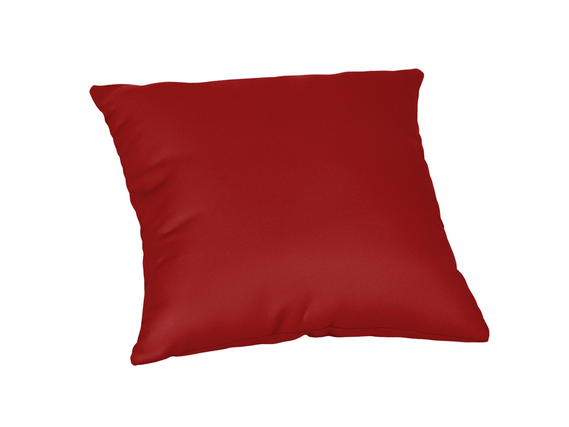 Sunbrella DS2858-3032 Pillows Solid Canvas Jockey Red Square Throw Pillow