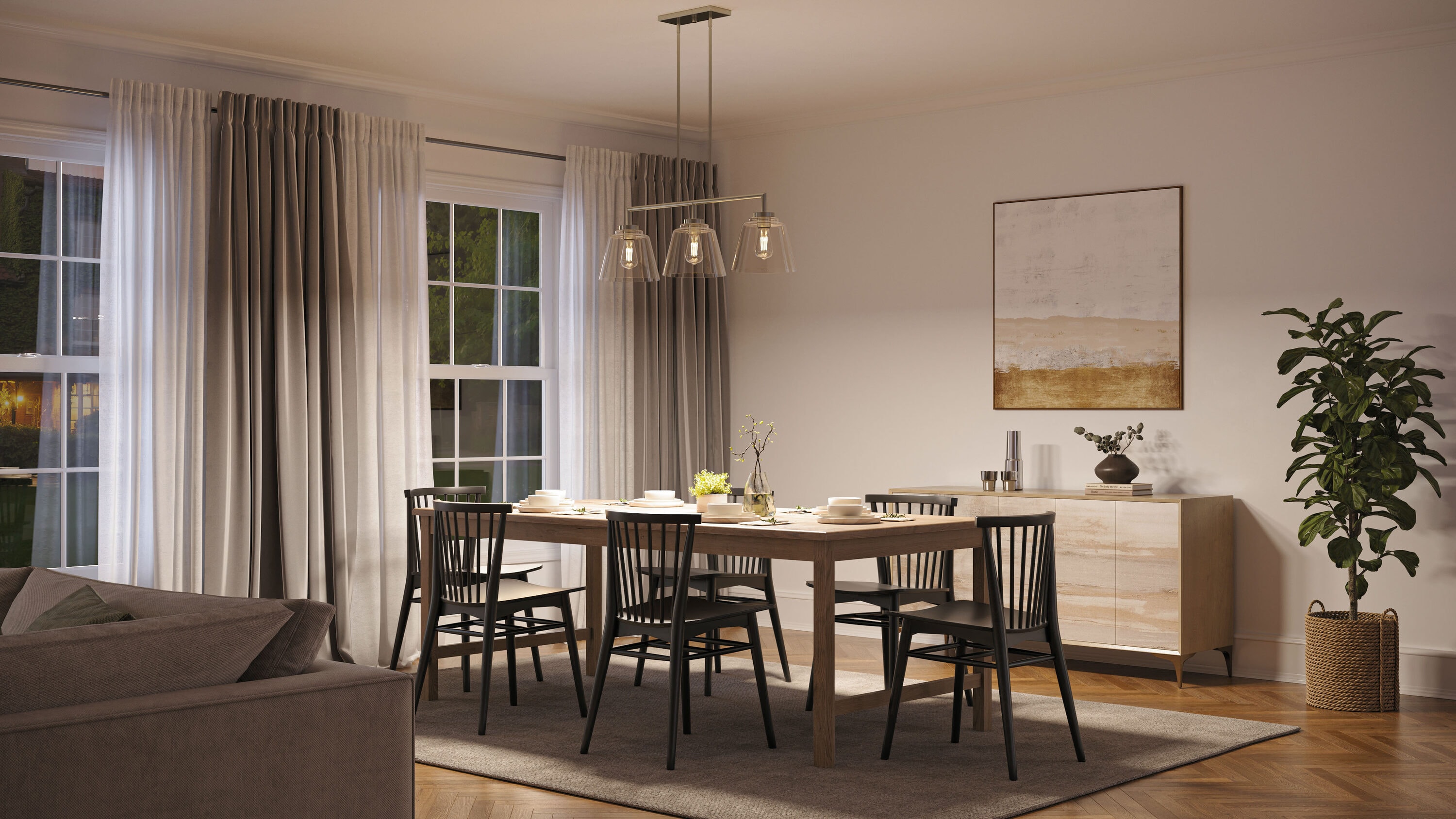 allen + roth 1063ARBN Pendant-Lights - View #5