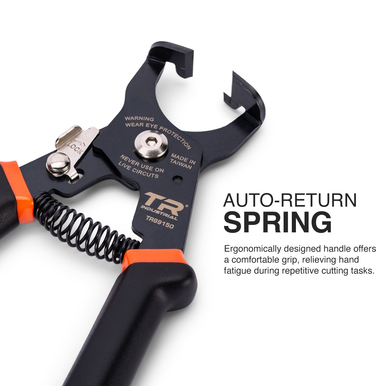 TR Industrial TR89150 sidecutters - View #3