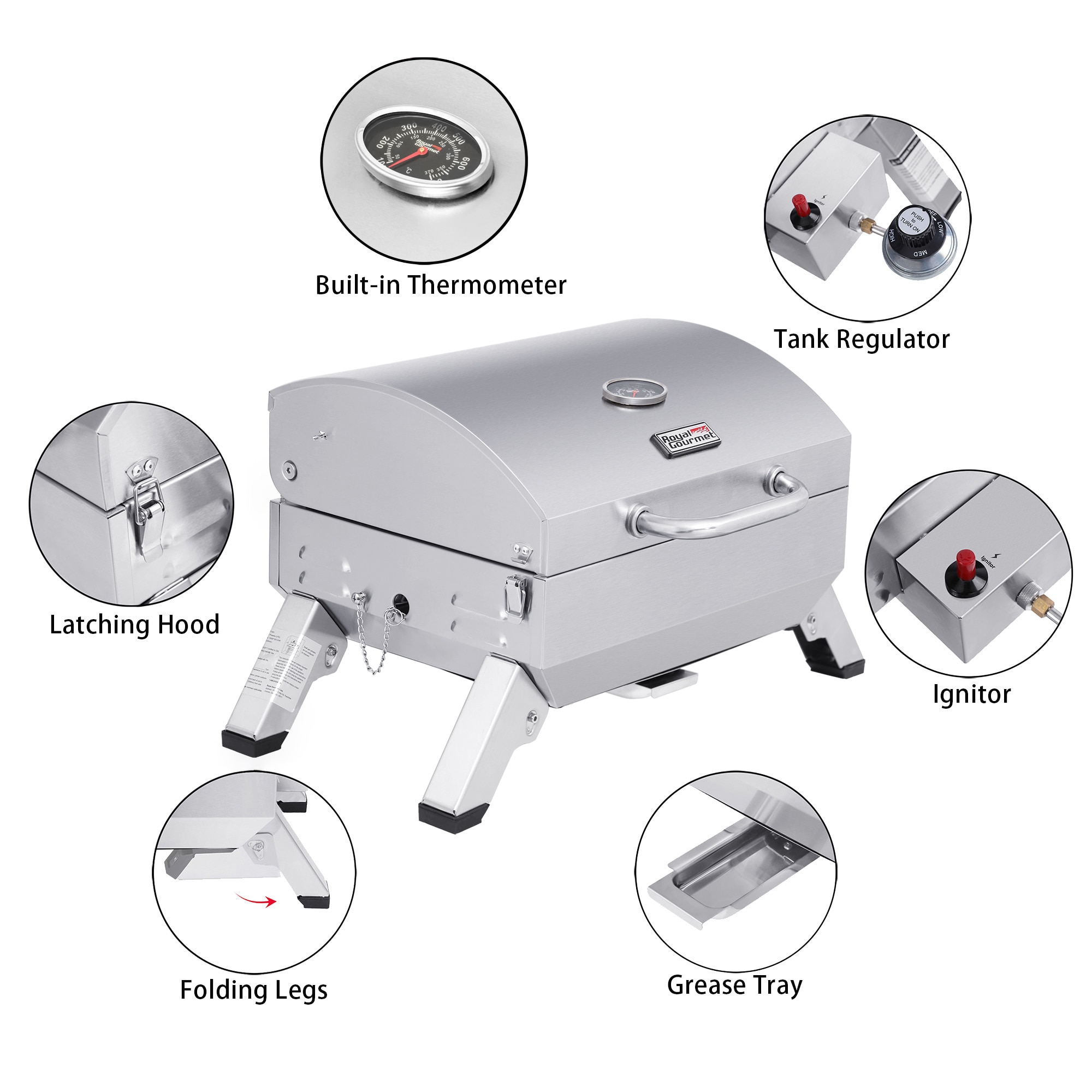 Royal Gourmet GT1001 Tabletop-Grills - View #4