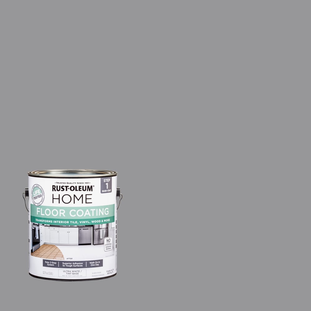 Rust-Oleum 363150T Home Floor Coating Aged Gray Matte Interior Porch and Floor paint ( 1-gallon )