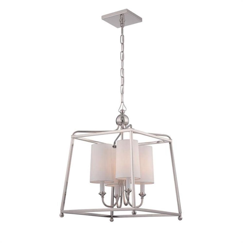 Crystorama Sylvan 4-Light Polished Nickel Transitional Dry Rated