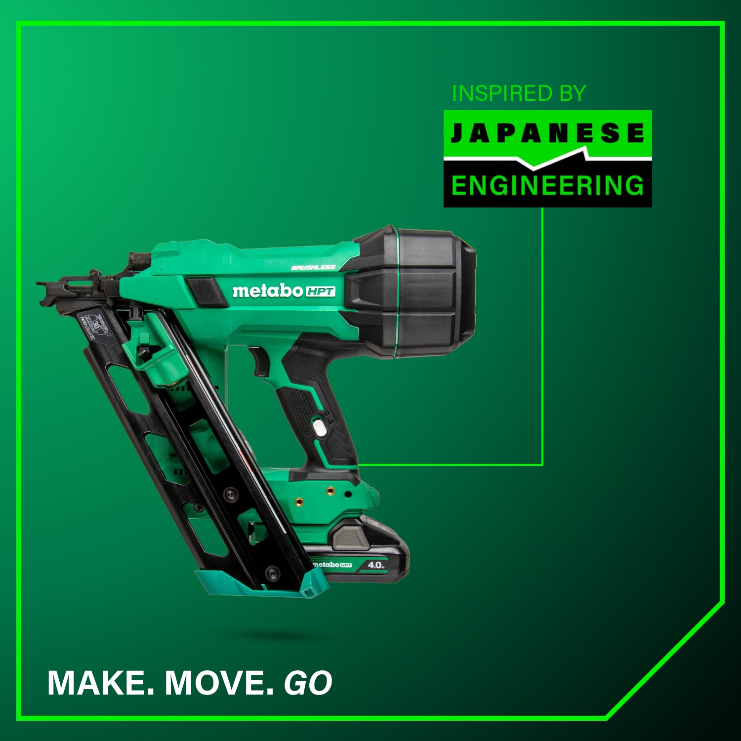 Metabo HPT NR1890DCAM Cordless-Nailer - View #13