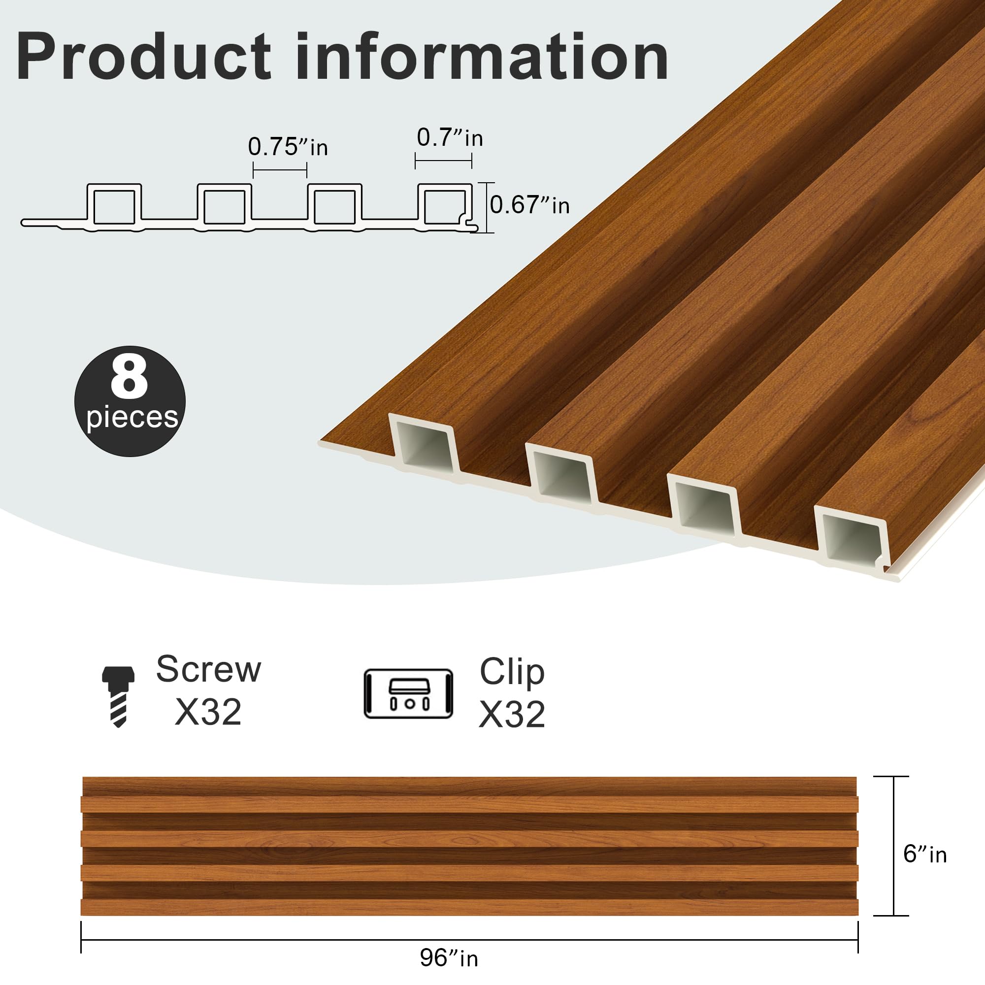 LOVMOR SF-Y-GSB-WPC-WA Wall-Panels - View #2