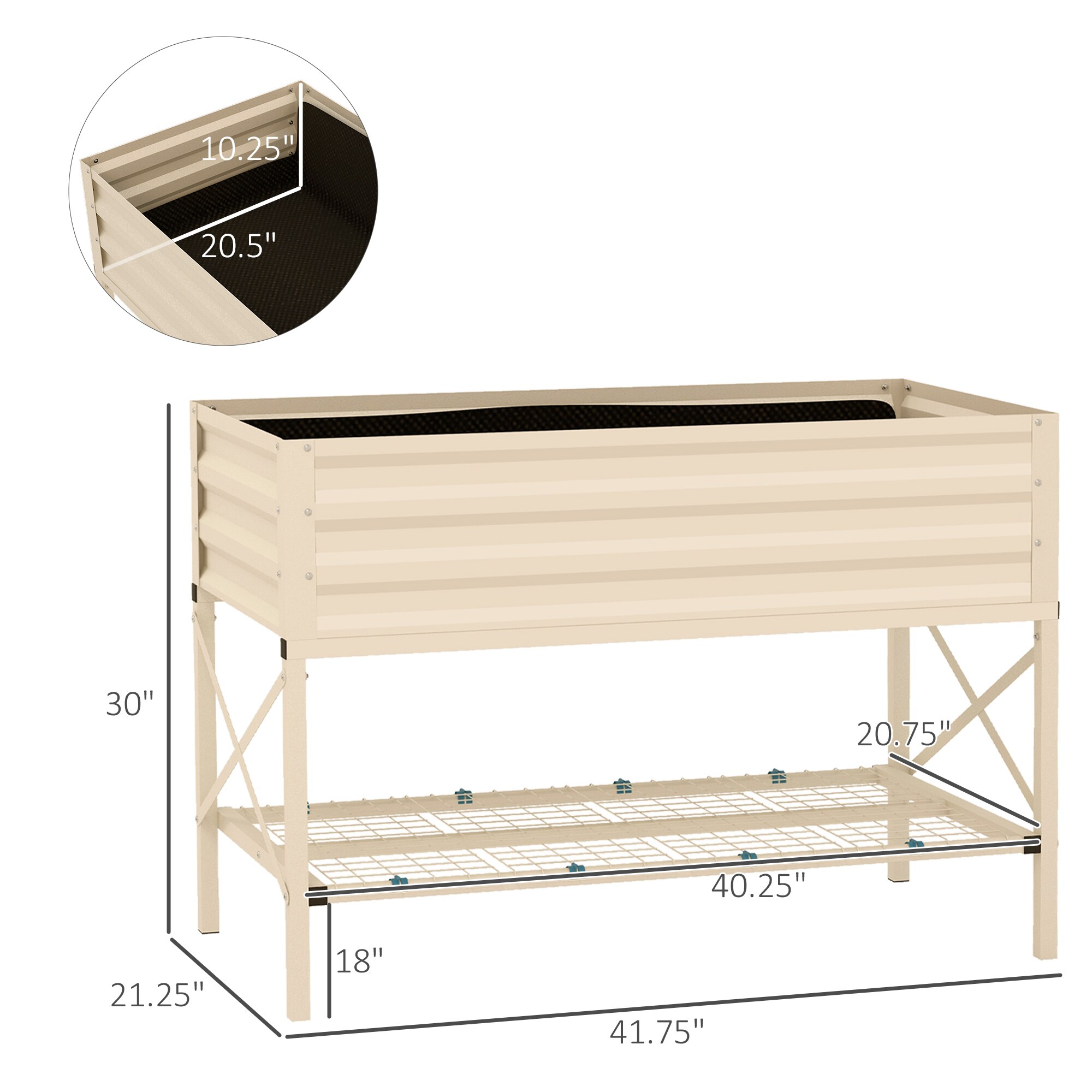 Justincity LJT0422GI32 Raised-Planter-Boxes - View #7